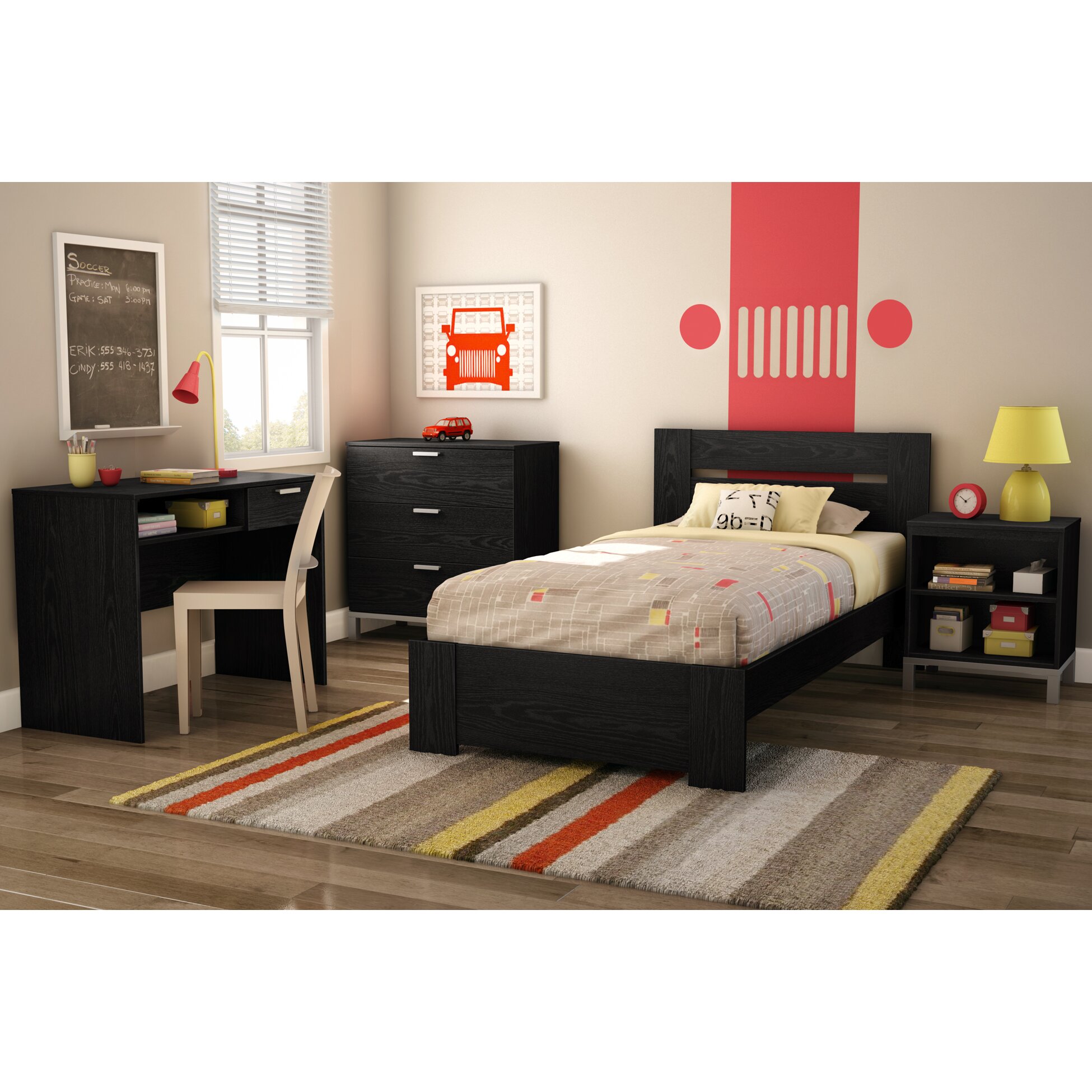 South Shore Flexible Twin Panel Bed And Reviews Wayfair