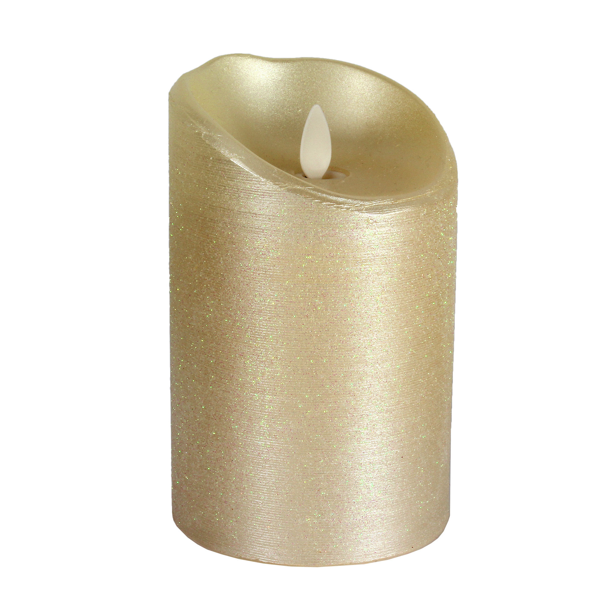 Luminara Metallic Spun Unscented Flameless Candle & Reviews Wayfair