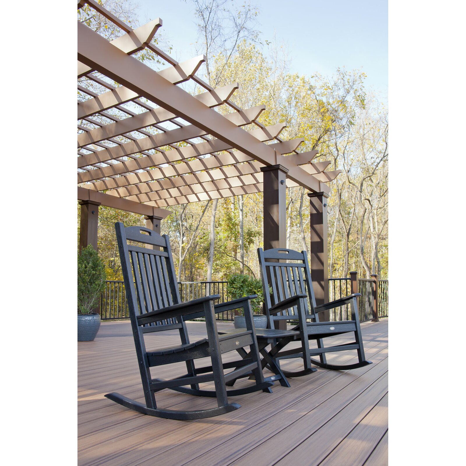 trex outdoor furniture yacht club tree house patio rocker