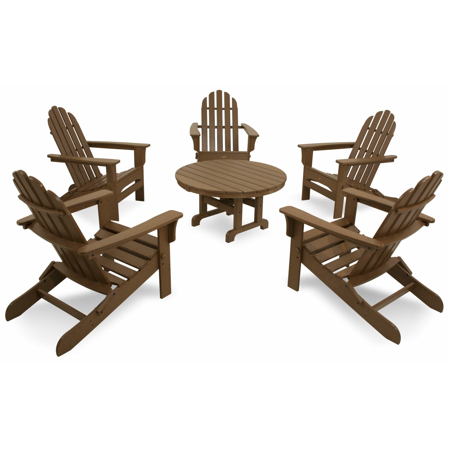 Trex Trex Outdoor Cape Cod 6 Piece Adirondack Seating 