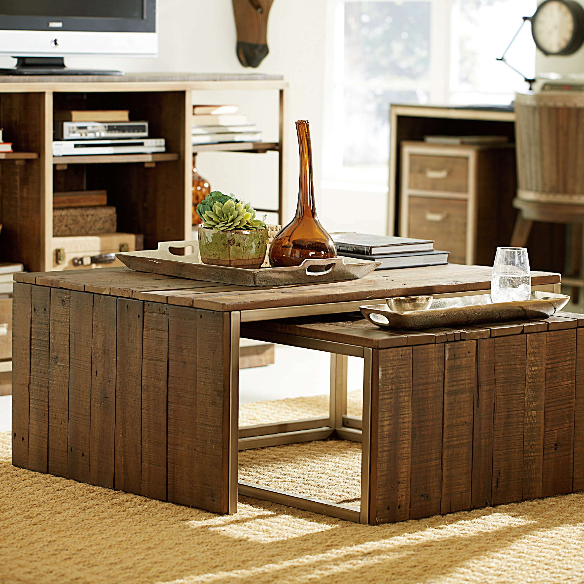 Hammary Flashback Nesting Coffee Table & Reviews Wayfair