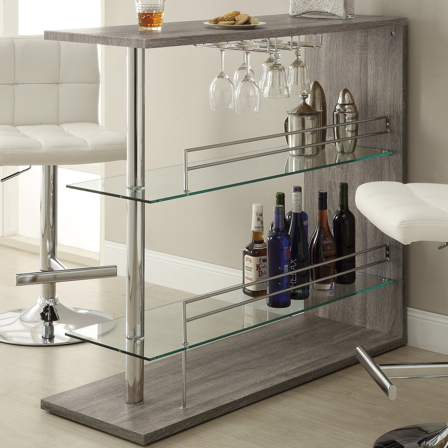 Wildon Home ® Bar with Wine Storage & Reviews Wayfair