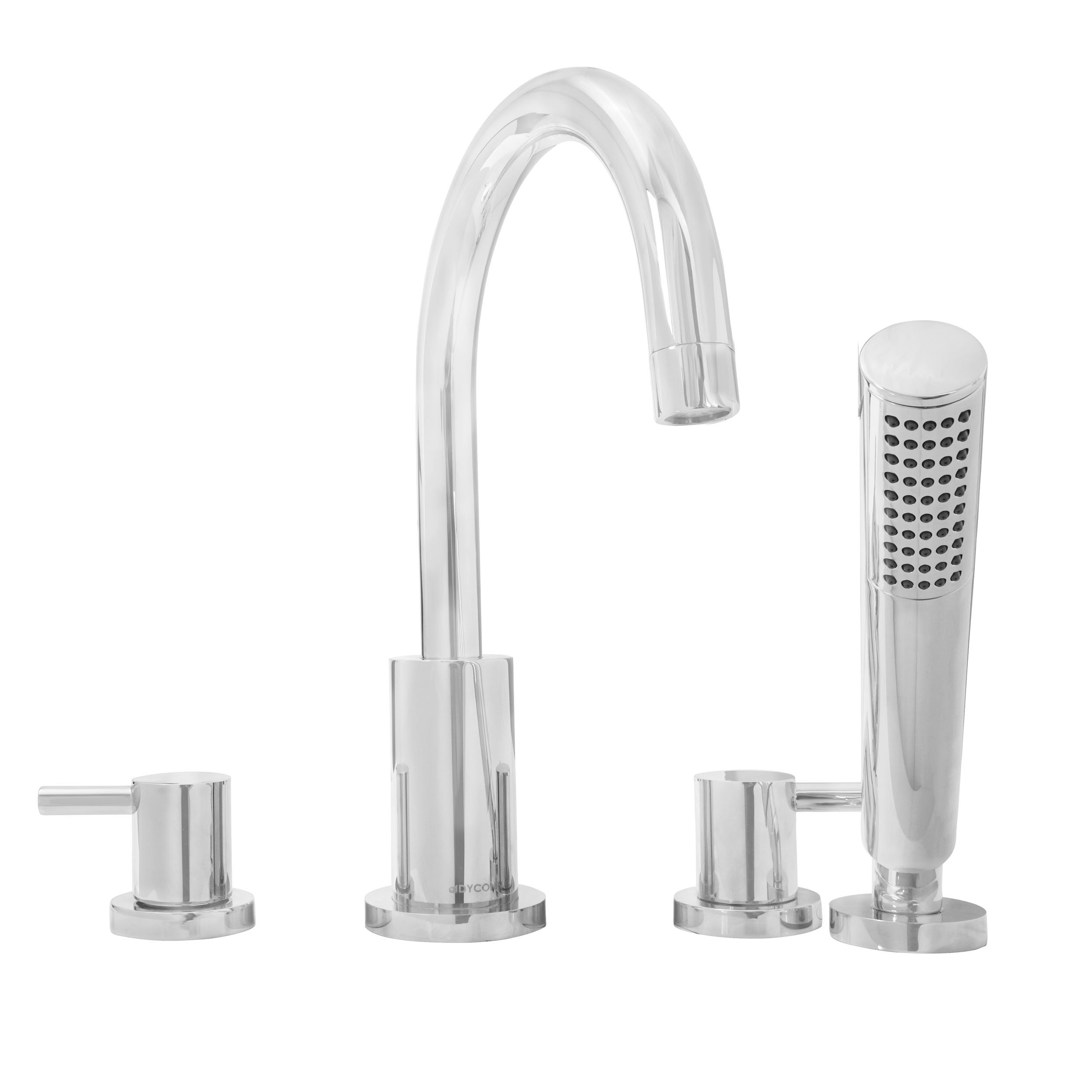 Dyconn Faucet Signature Series Two Handle Deck Mount Roman Tub Filler