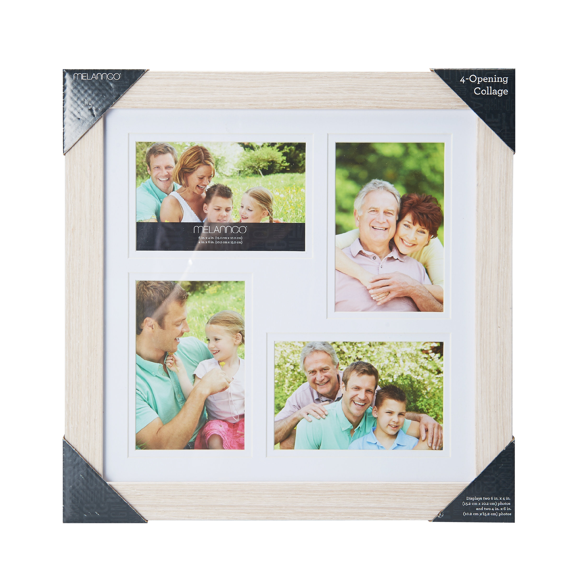 Melannco 4 Opening Wood Collage Picture Frame & Reviews | Wayfair