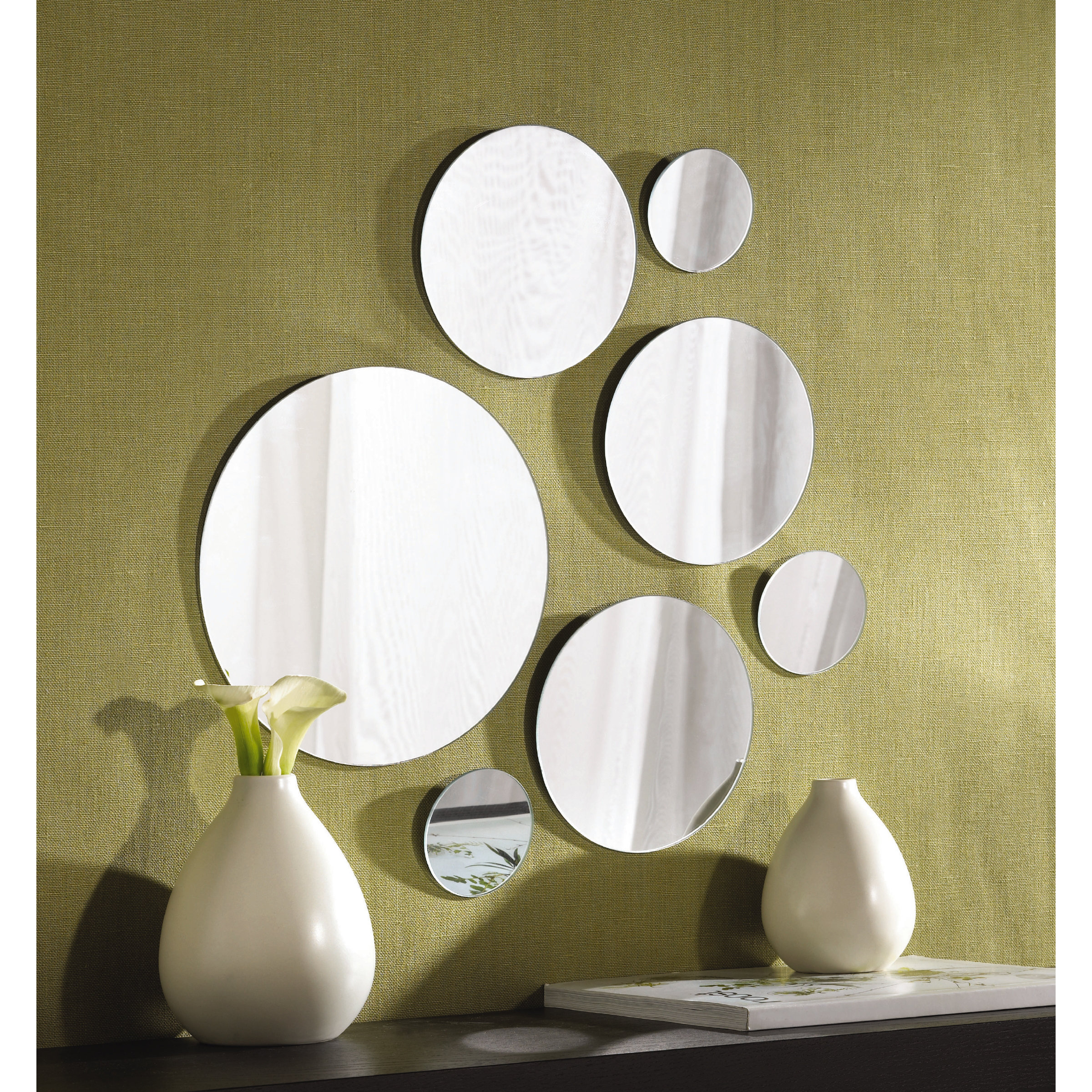 Elements 7 Piece Round Mirror Set & Reviews Wayfair