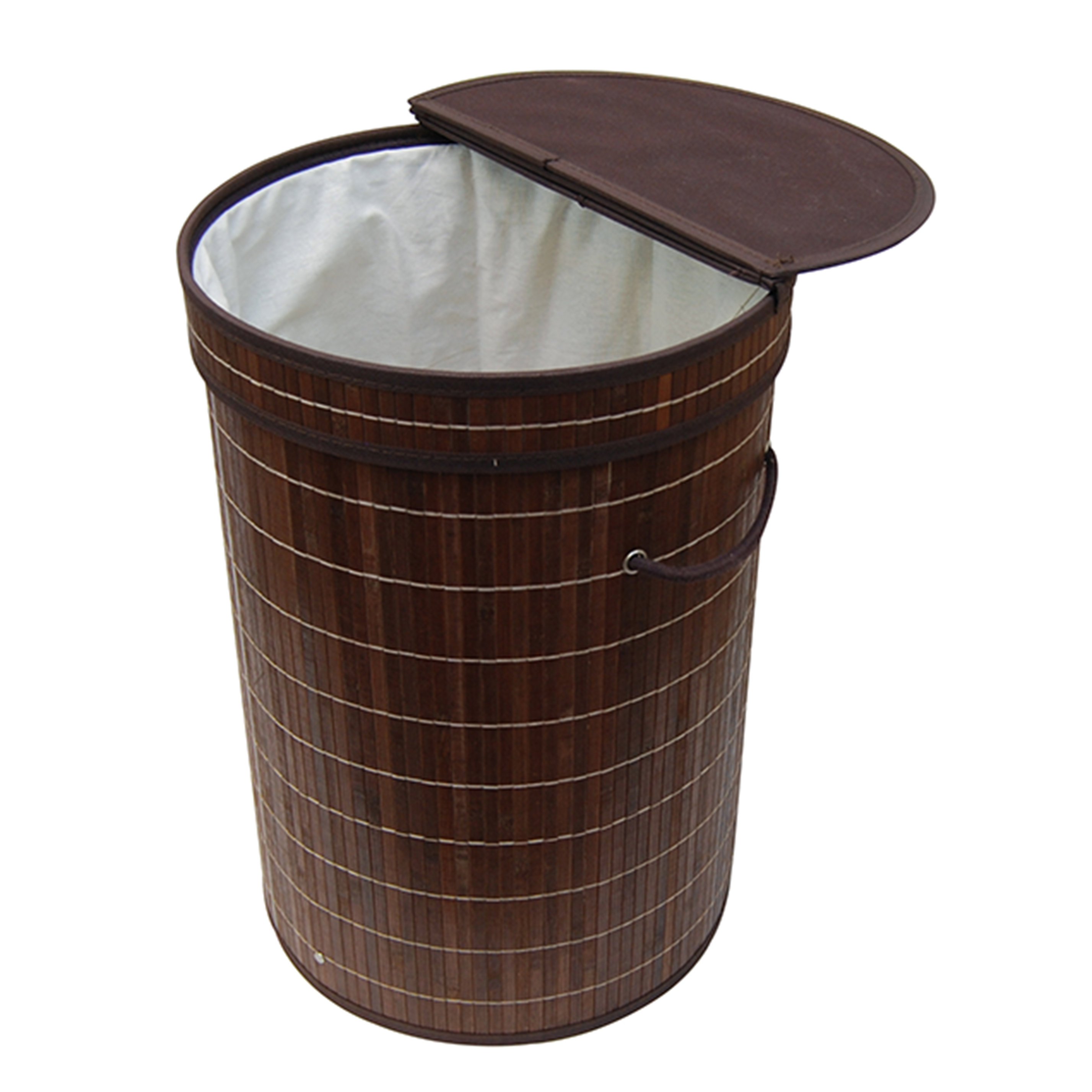 LCM Home Fashions, Inc. Round Folding Laundry Hamper Wayfair