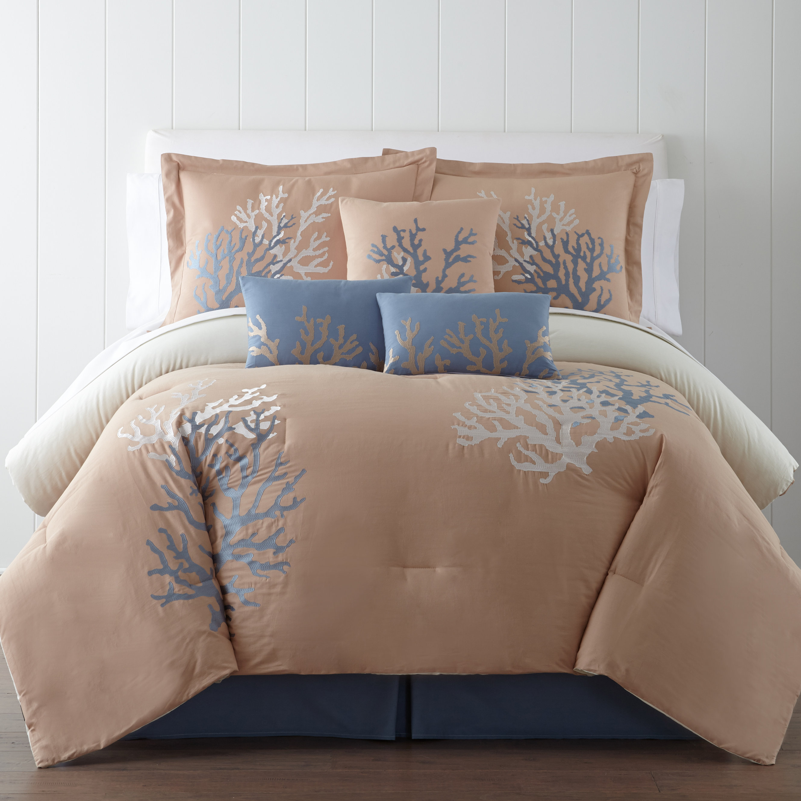 Panama Jack Home Coral Seas 7 Piece Comforter Set