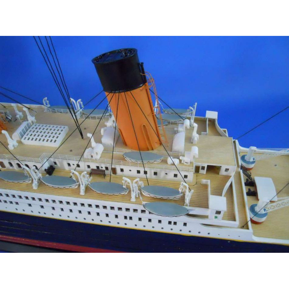 Handcrafted Nautical Decor Ready To Run 72" Remote Control RMS Titanic