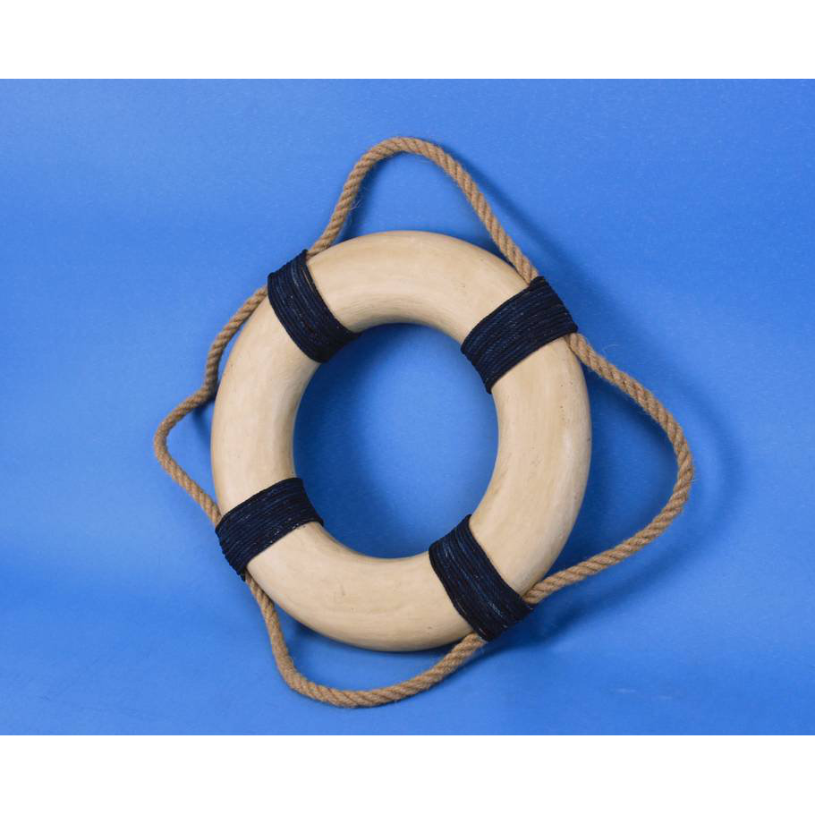 Handcrafted Nautical Decor Vintage Life Ring with Rope Bands Wall Décor & Reviews Wayfair