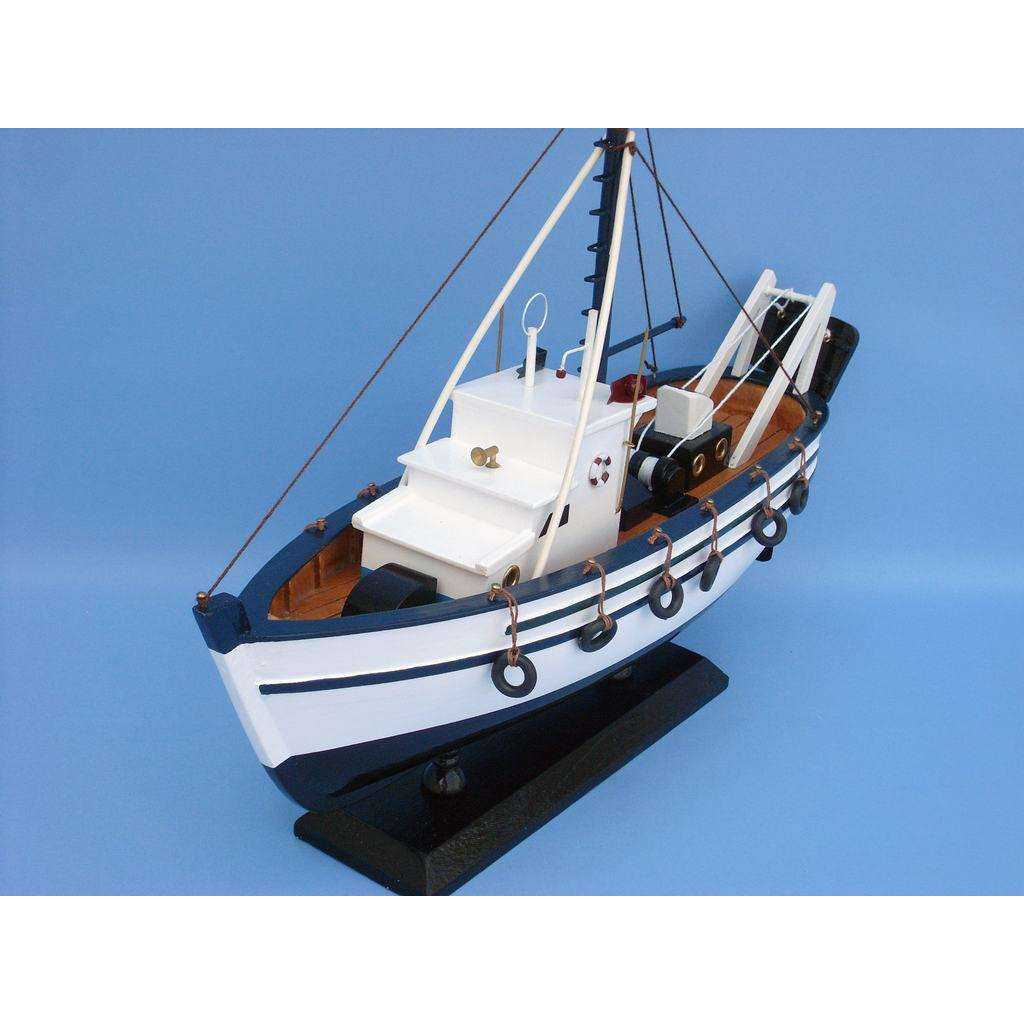 Handcrafted Nautical Decor Seaworthy Fishing Model Boat & Reviews Wayfair