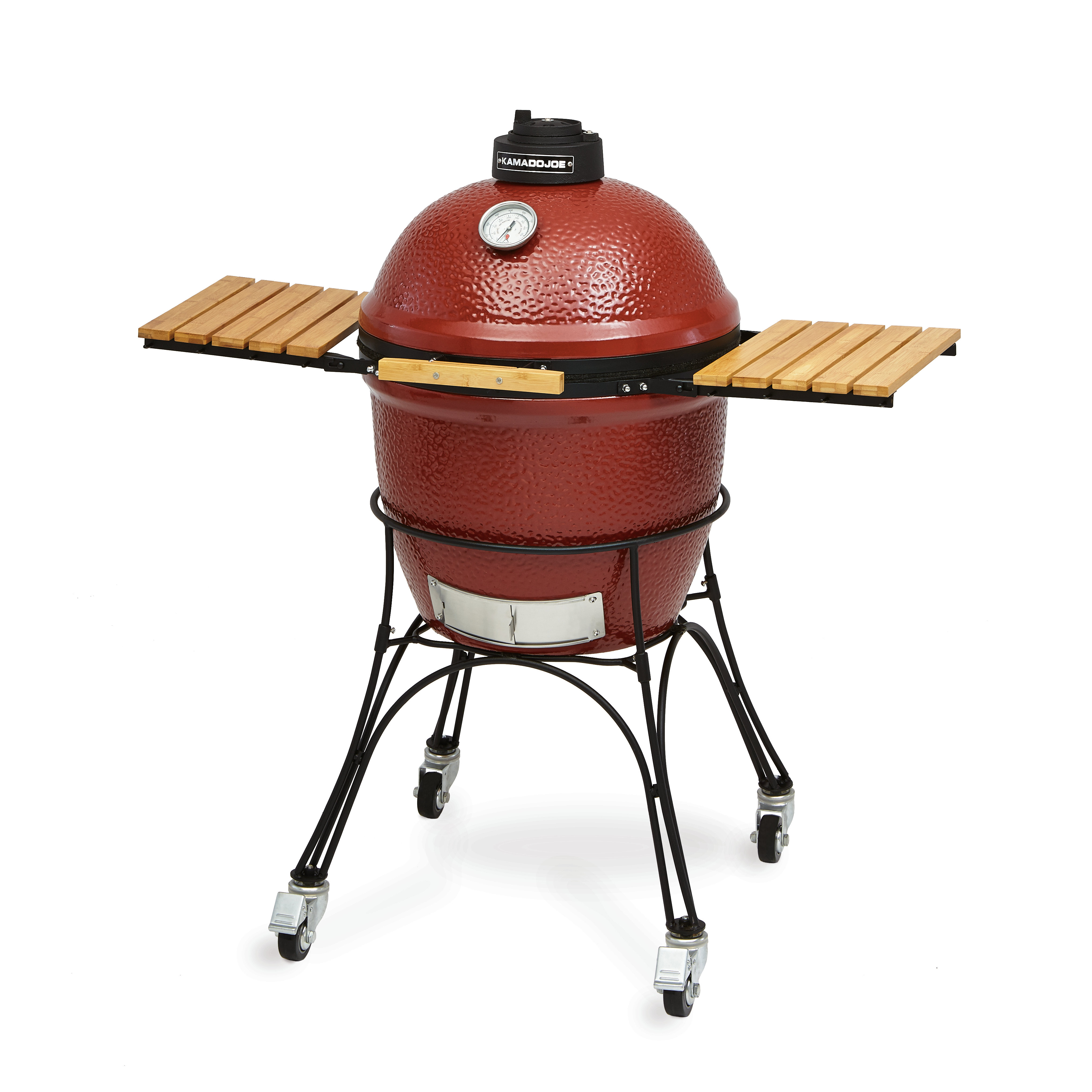 Kamado Joe ClassicJoe with Cart, Heat Deflector, & Side Shelves
