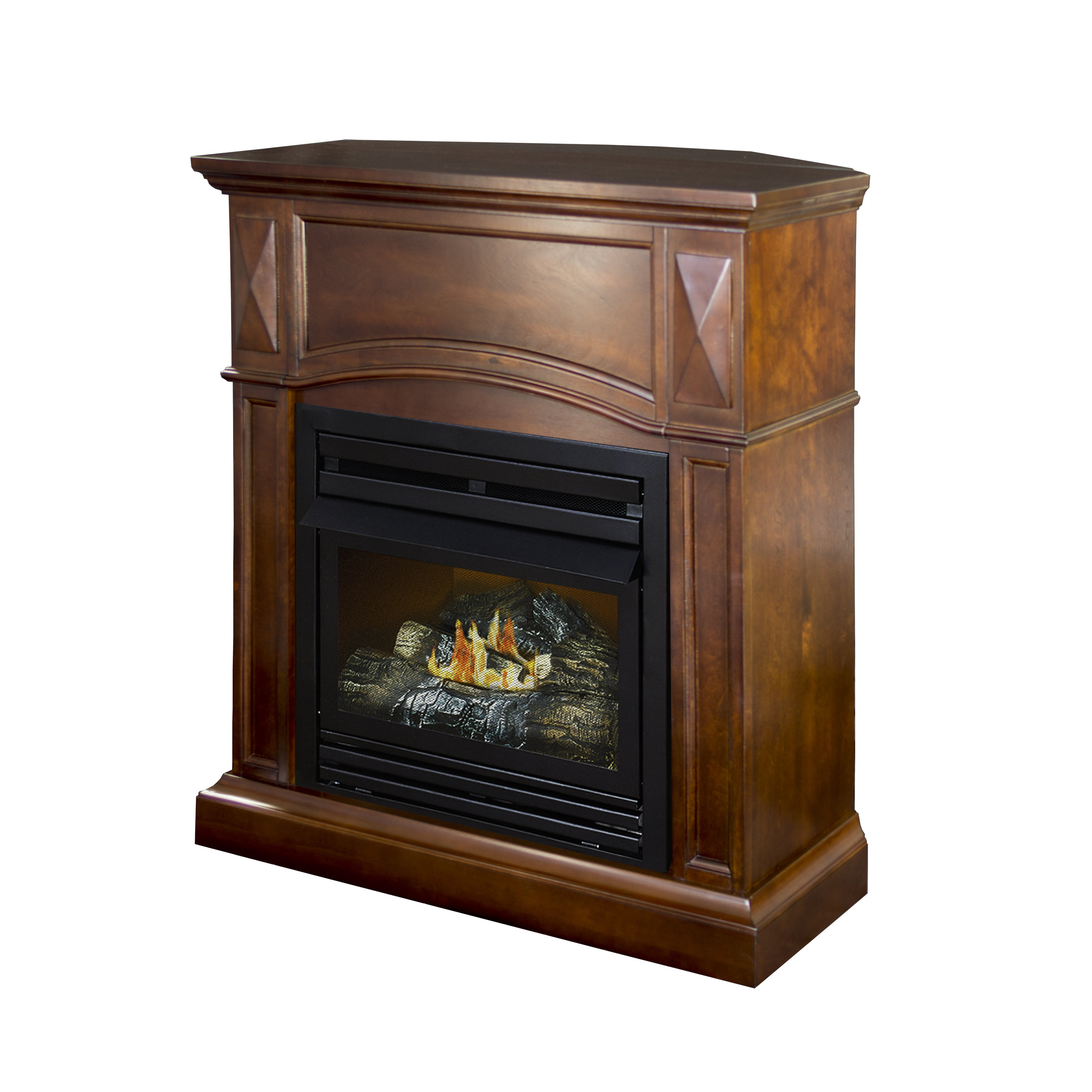Pleasant Hearth Dual Fuel Vent Free Wall Mount Gas Fireplace & Reviews