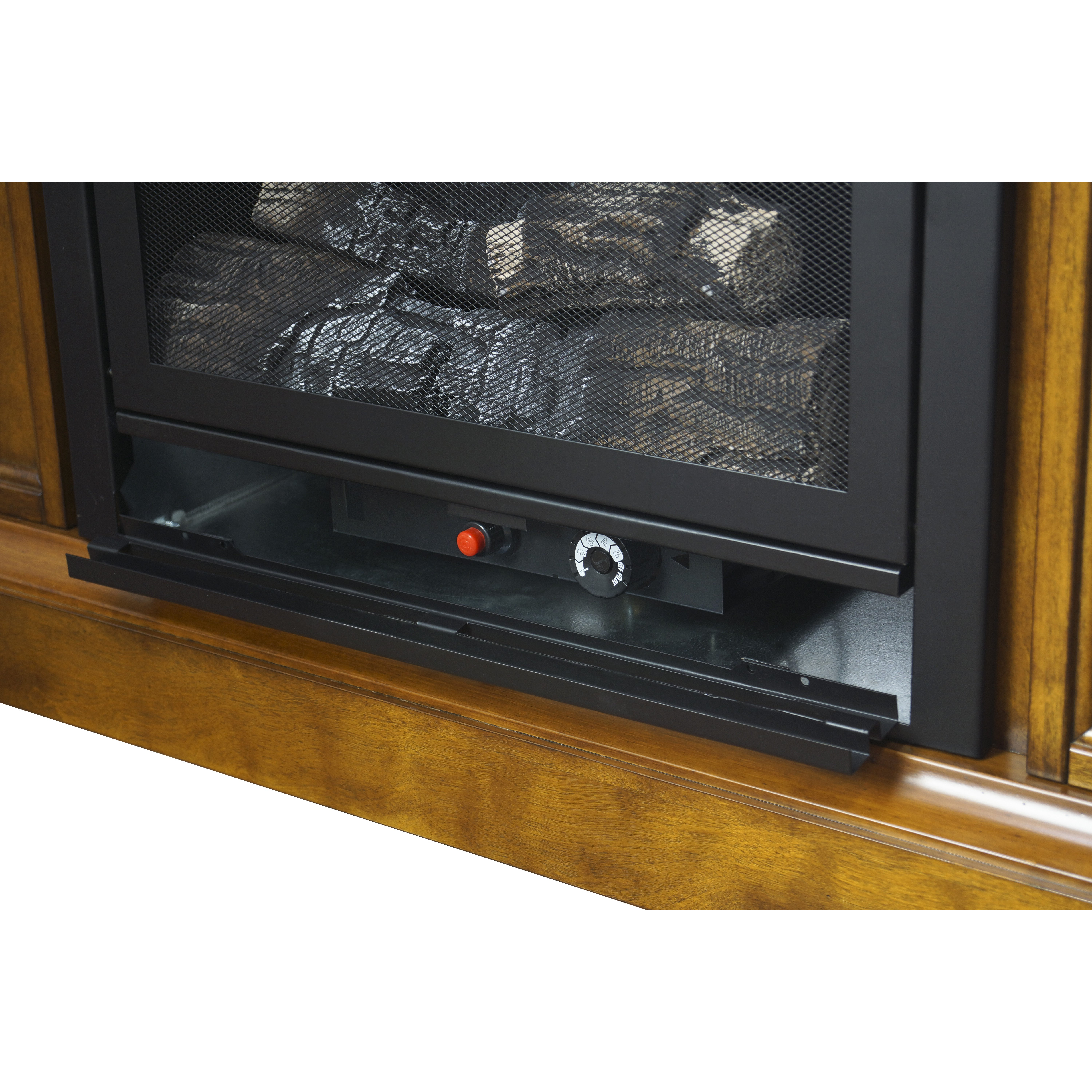 Pleasant Hearth Compact VentFree Dual Fuel Gas Fireplace & Reviews