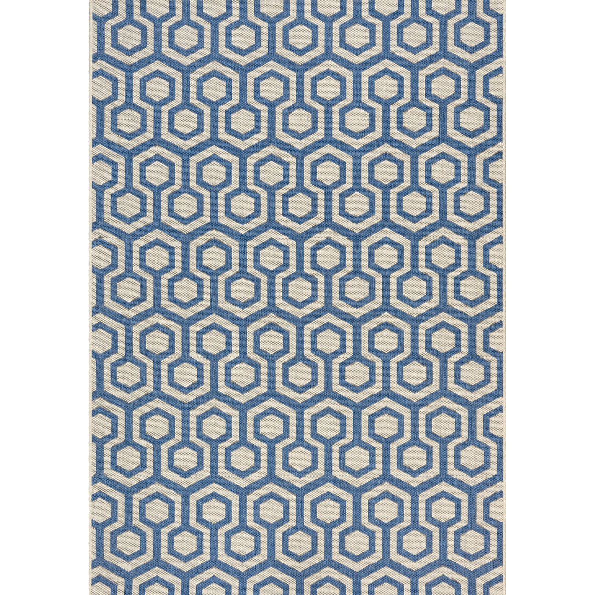 Kalora Coast Flatweave Cream/Navy Indoor/Outdoor Area Rug & Reviews Wayfair