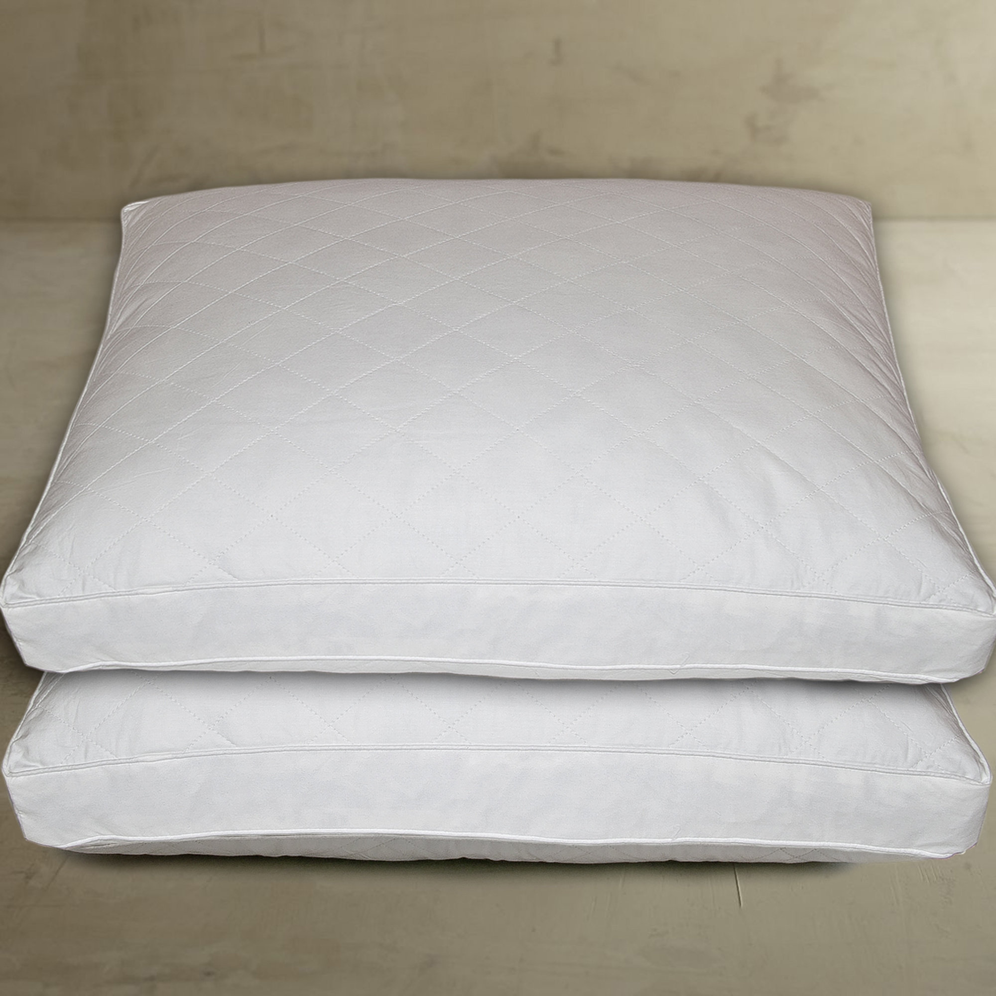 Blue Ridge Home Fashion Quilted Feathers Jumbo Pillow & Reviews