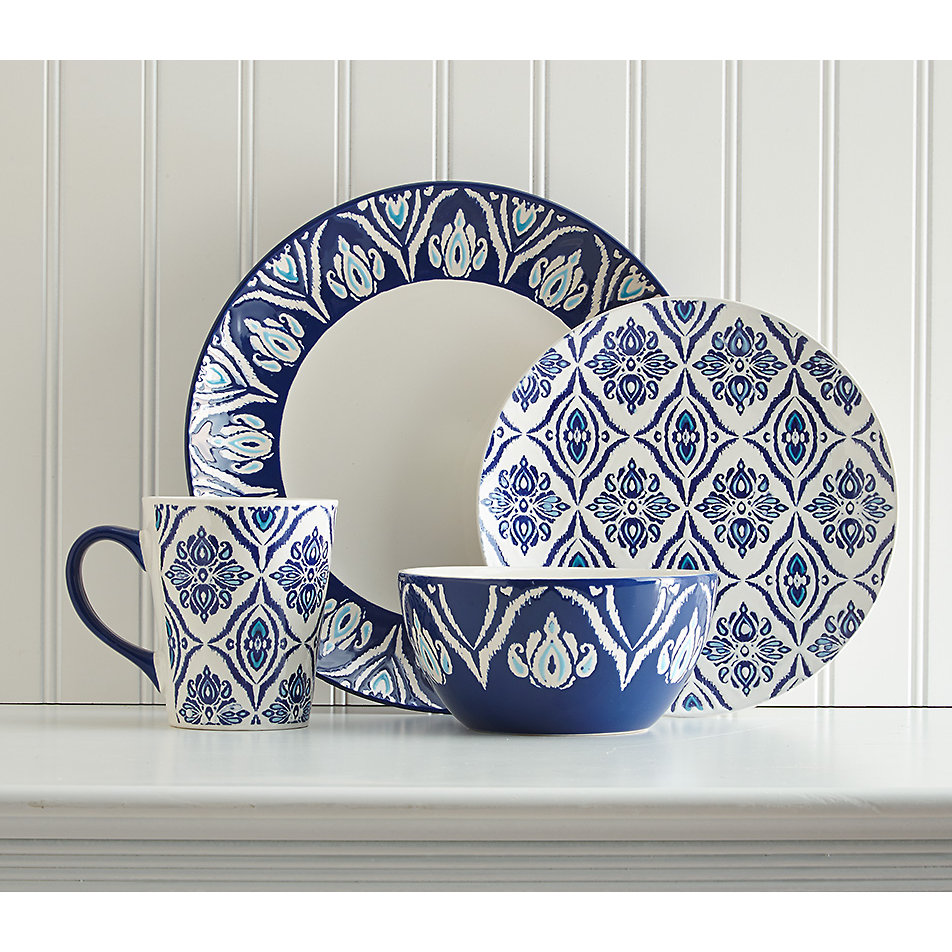 Birch Lane Candice 16Piece Dinnerware Set & Reviews Wayfair