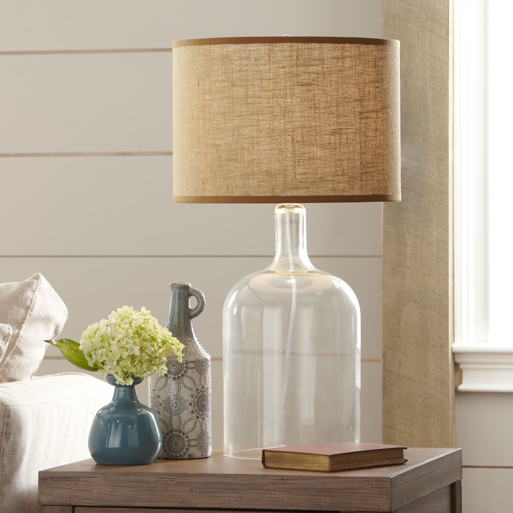 Birch Lane Falmouth Glass Table Lamp & Reviews | Wayfair