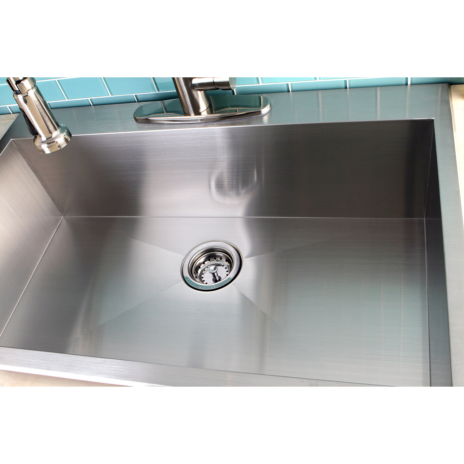Kingston Brass Uptowne 33" x 22" SelfRimming Single Bowl Kitchen Sink