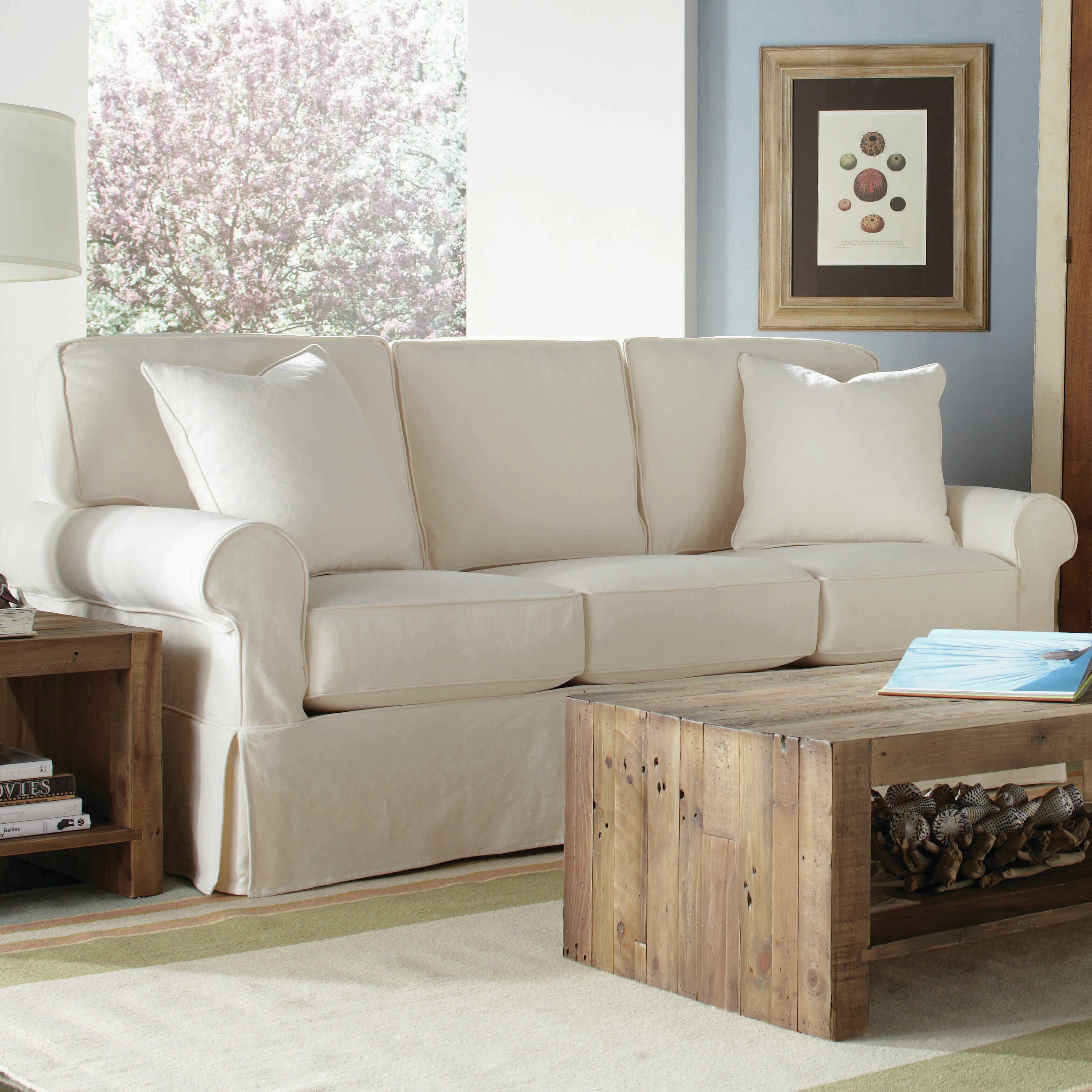 Rowe Furniture Nantucket Slipcovered Sleeper Sofa