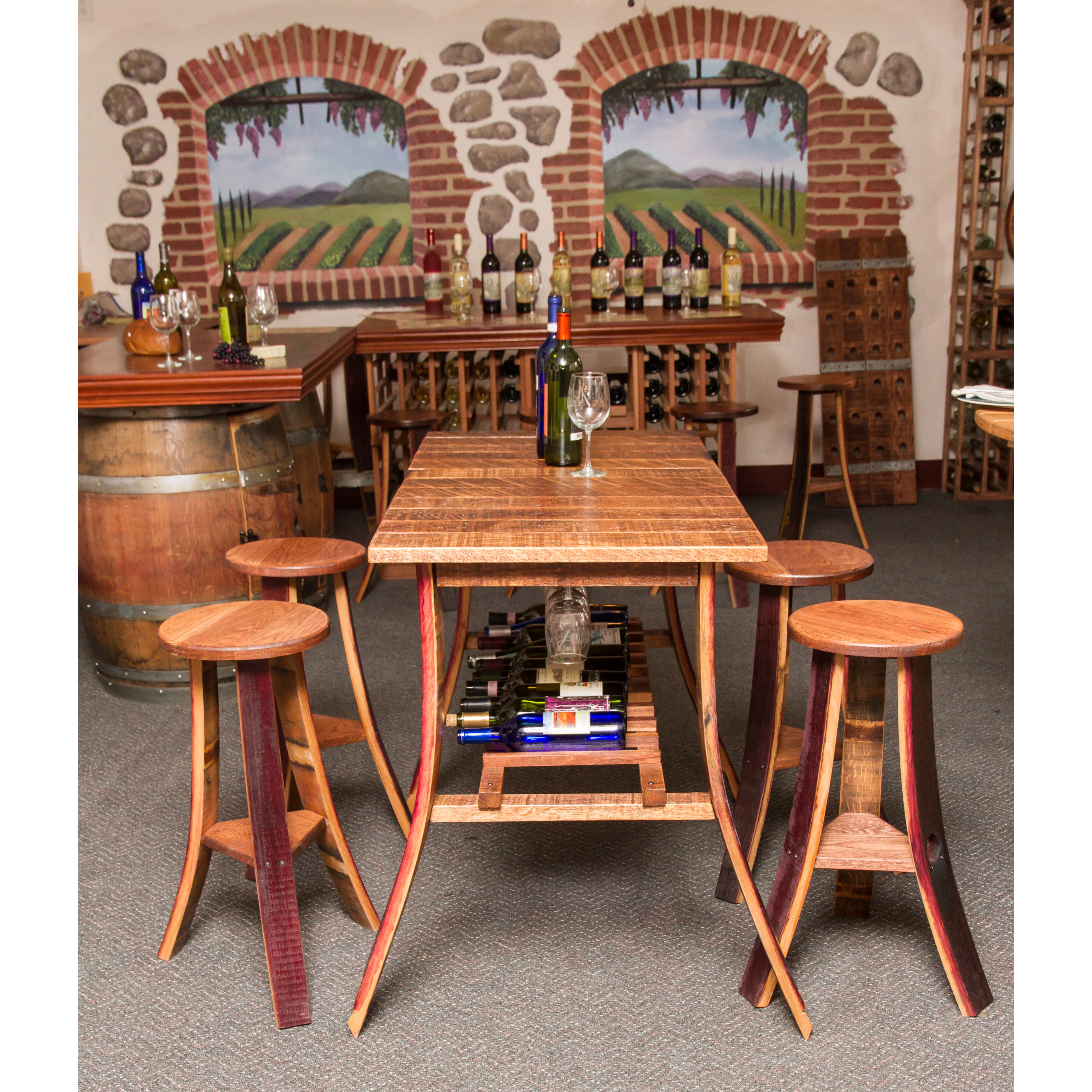 Napa East Collection Wine Country Pub Tasting Table And Reviews Wayfair 6416