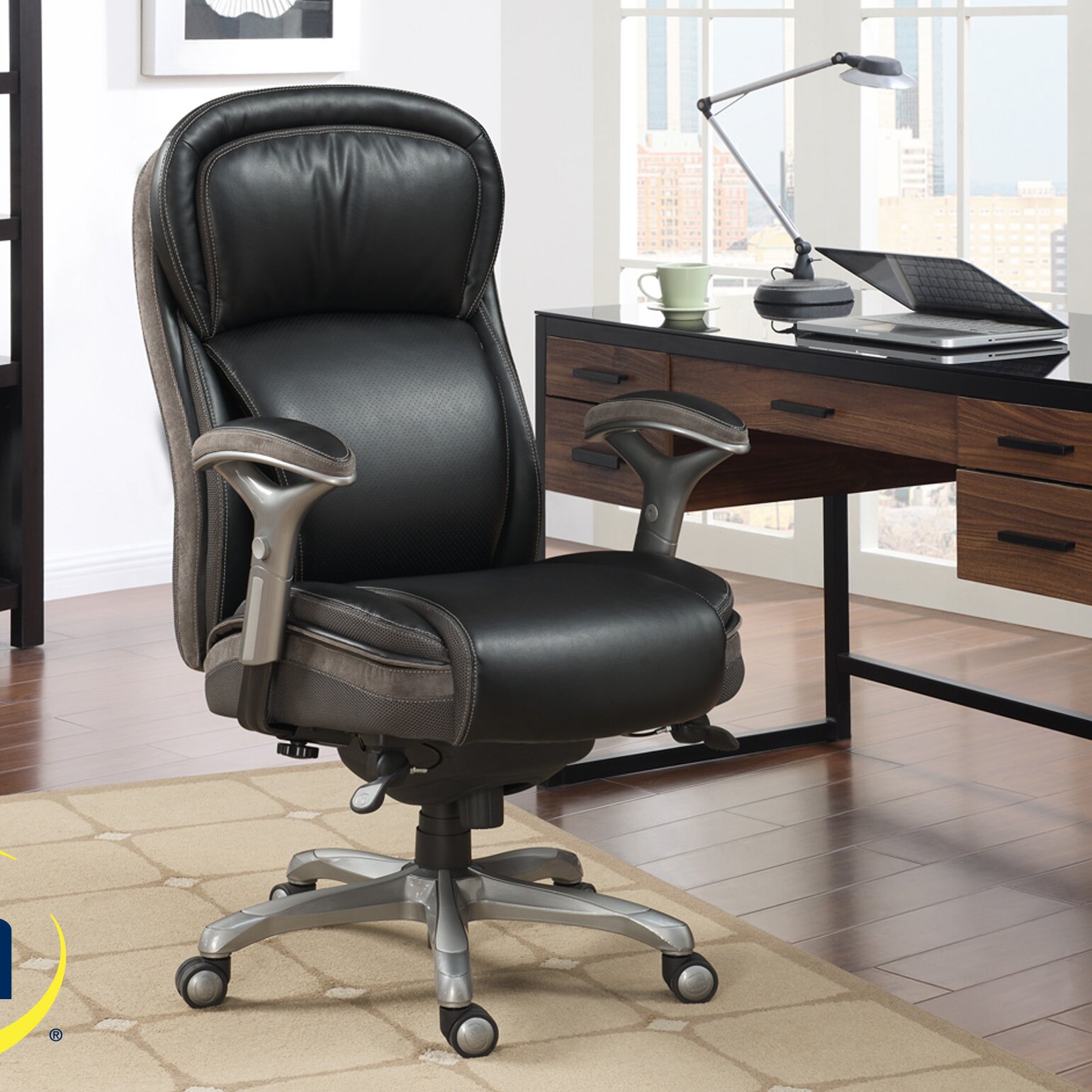 Serta at Home Blissfully High Back Manager Executive Chair
