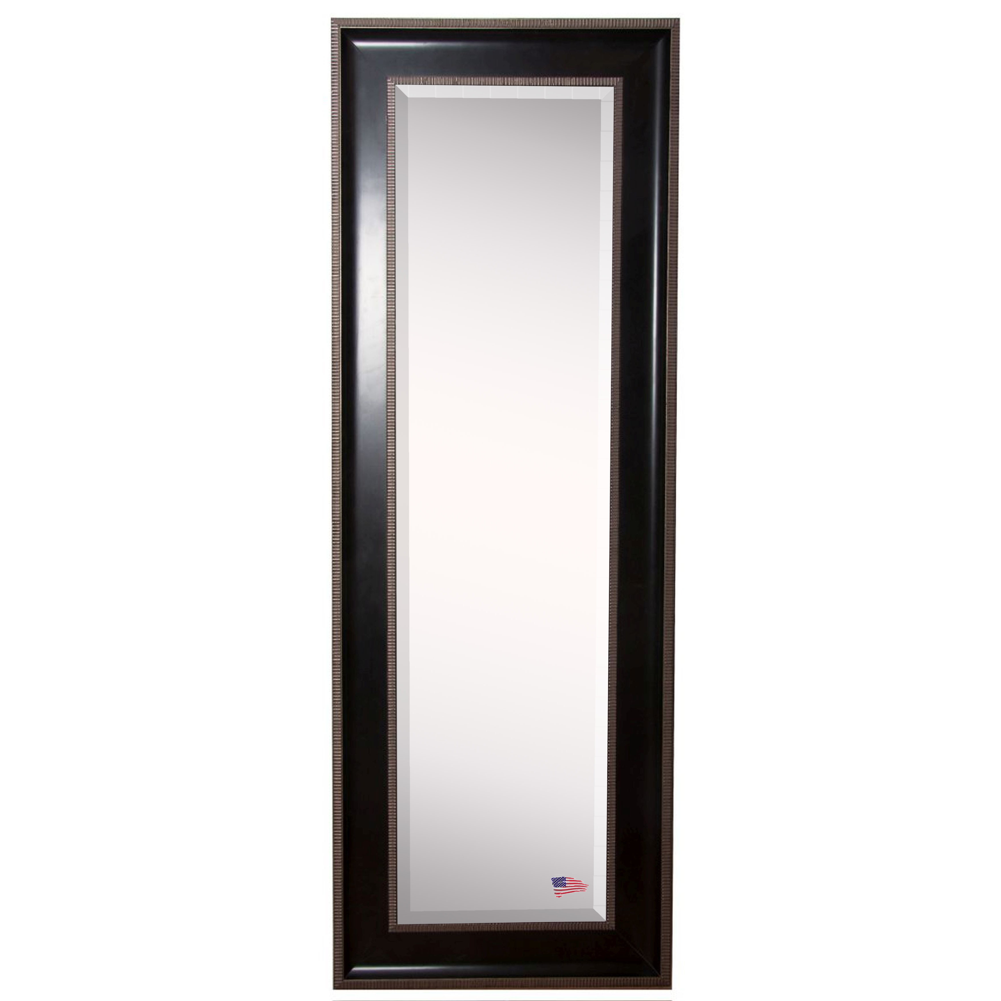 Rayne Mirrors Jovie Jane Black with Silver Caged Trim Full Length