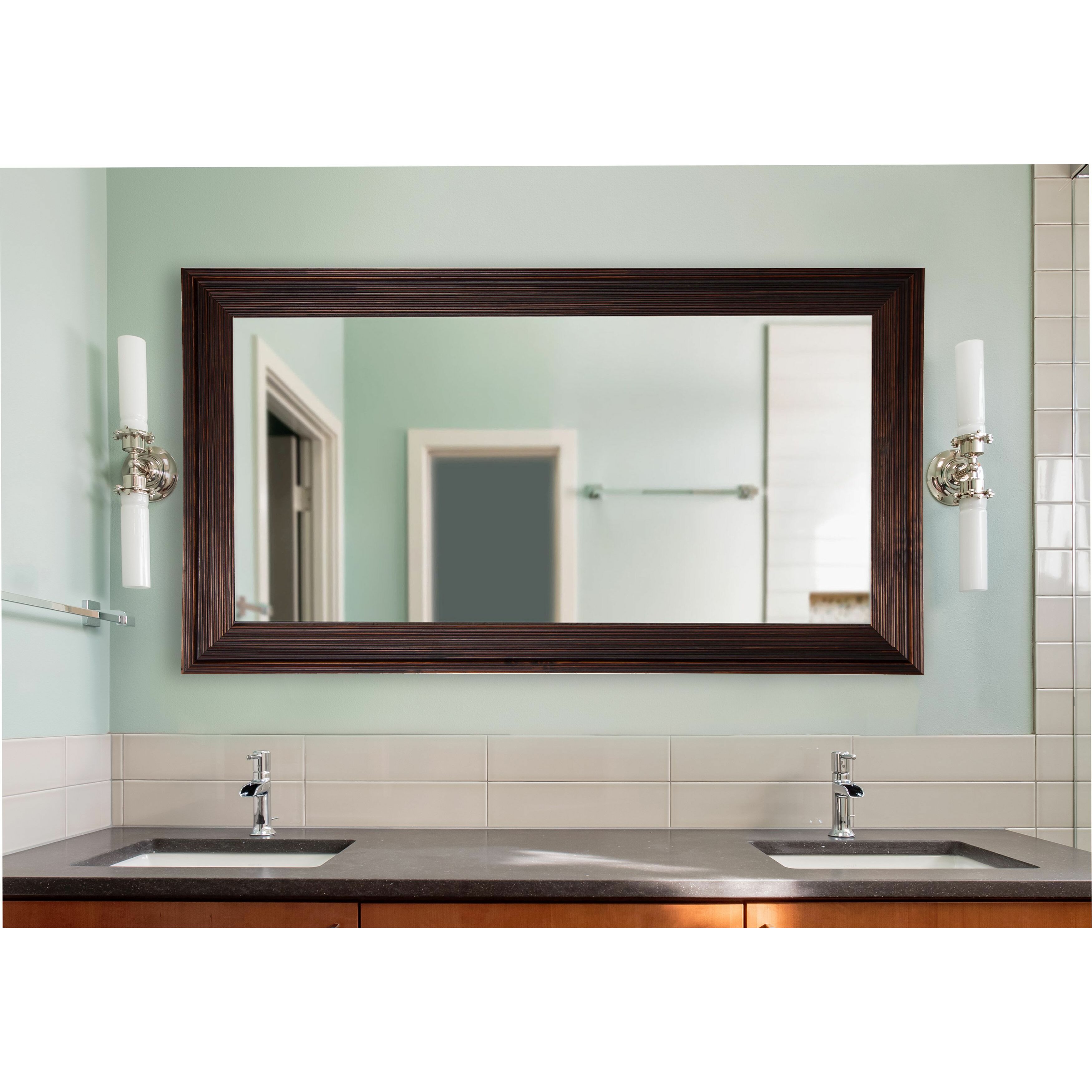 Rayne Mirrors Barnwood Vanity Wall Mirror | Wayfair