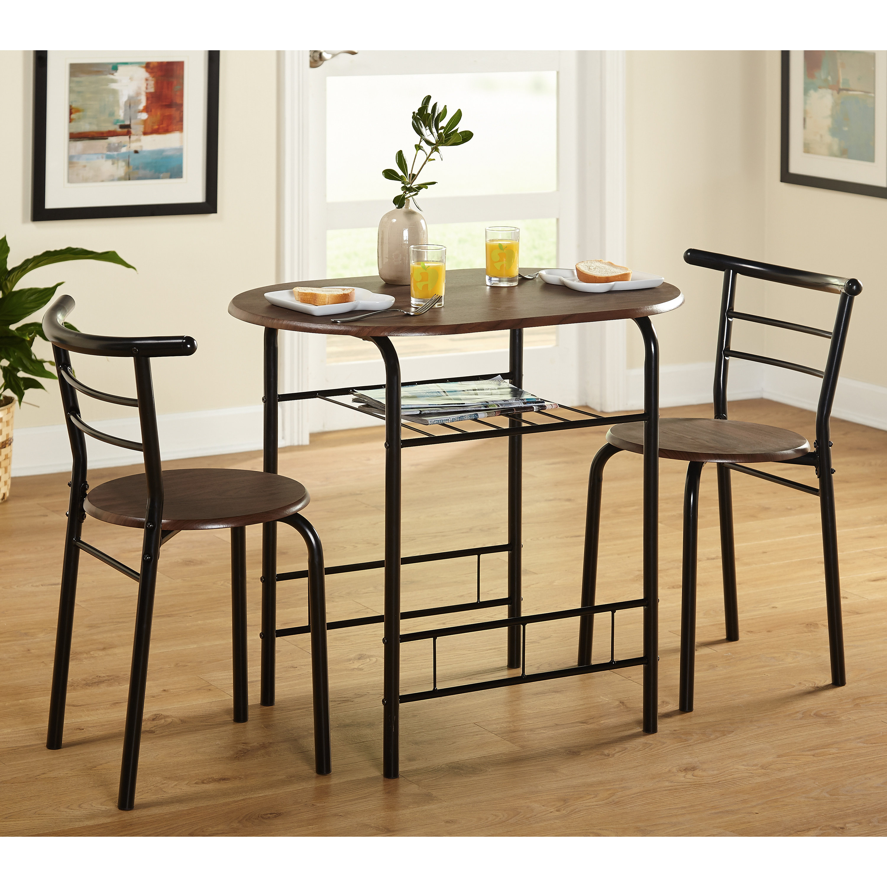 TMS Bistro 3 Piece Compact Dining Set Reviews Wayfair   TMS Bistro 3 Piece Dining Set 50913ESP 