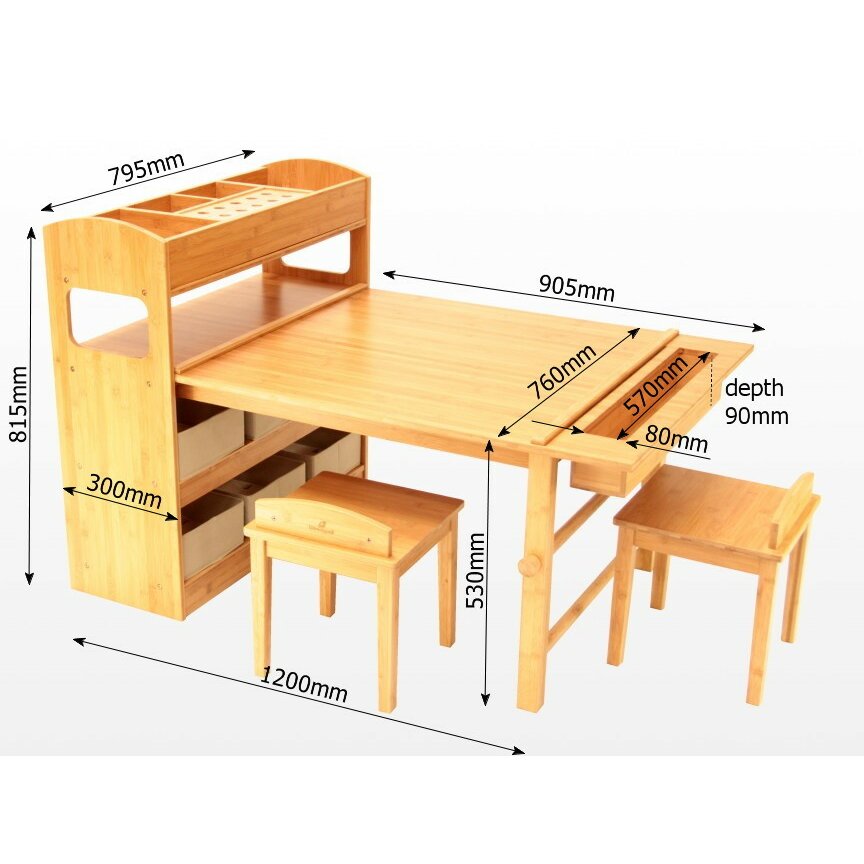 Woodquail Children's Rectangular Writing Table & Reviews | Wayfair UK