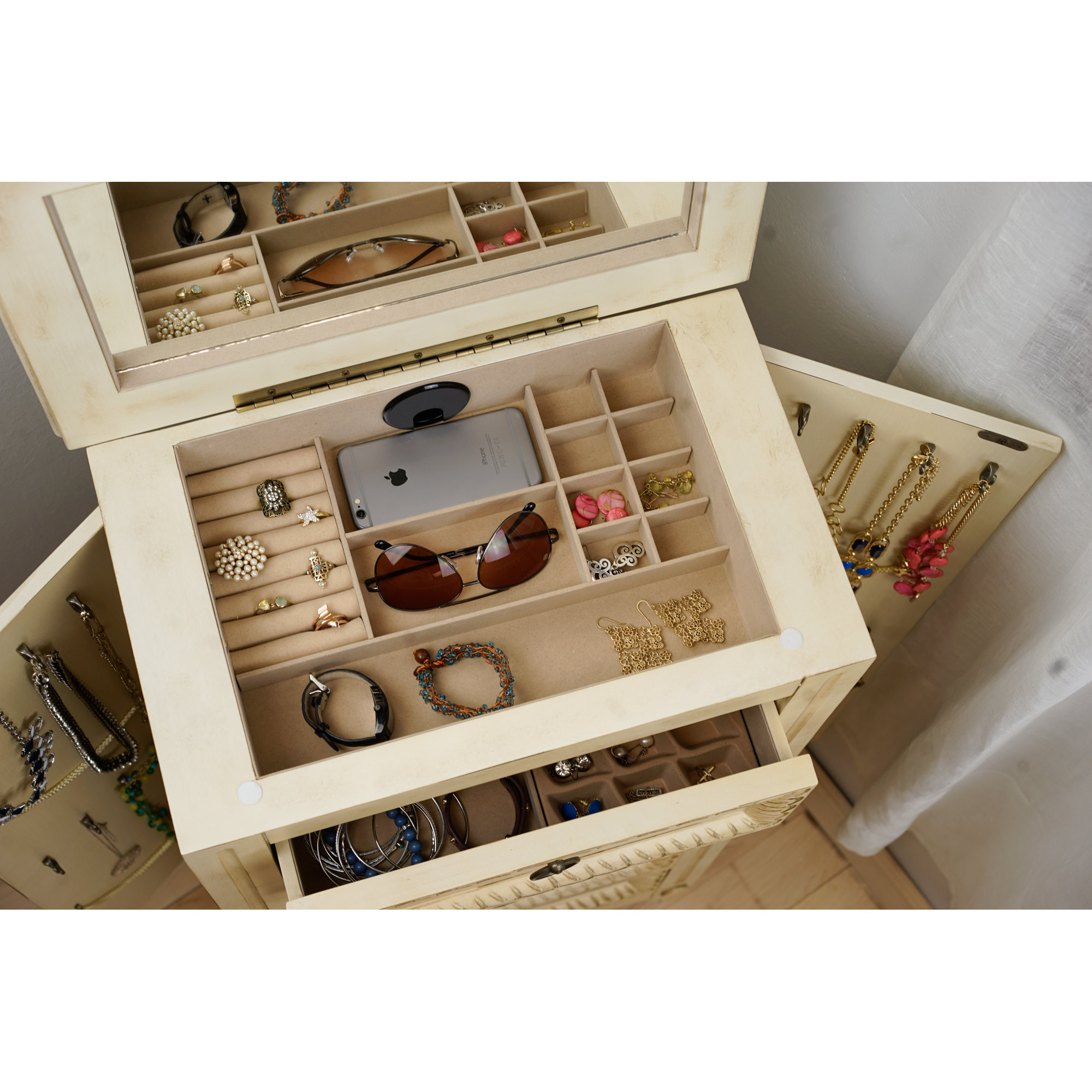 Hives & Honey Abby Jewelry Armoire & Reviews Wayfair