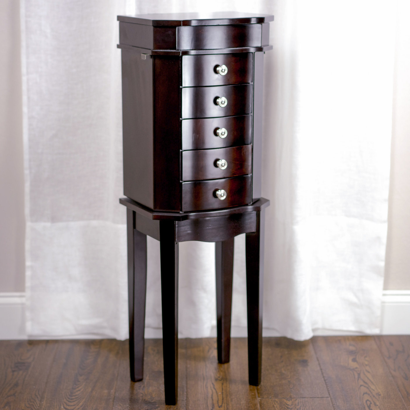 Hives & Honey Meg Jewelry Armoire with Mirror & Reviews Wayfair