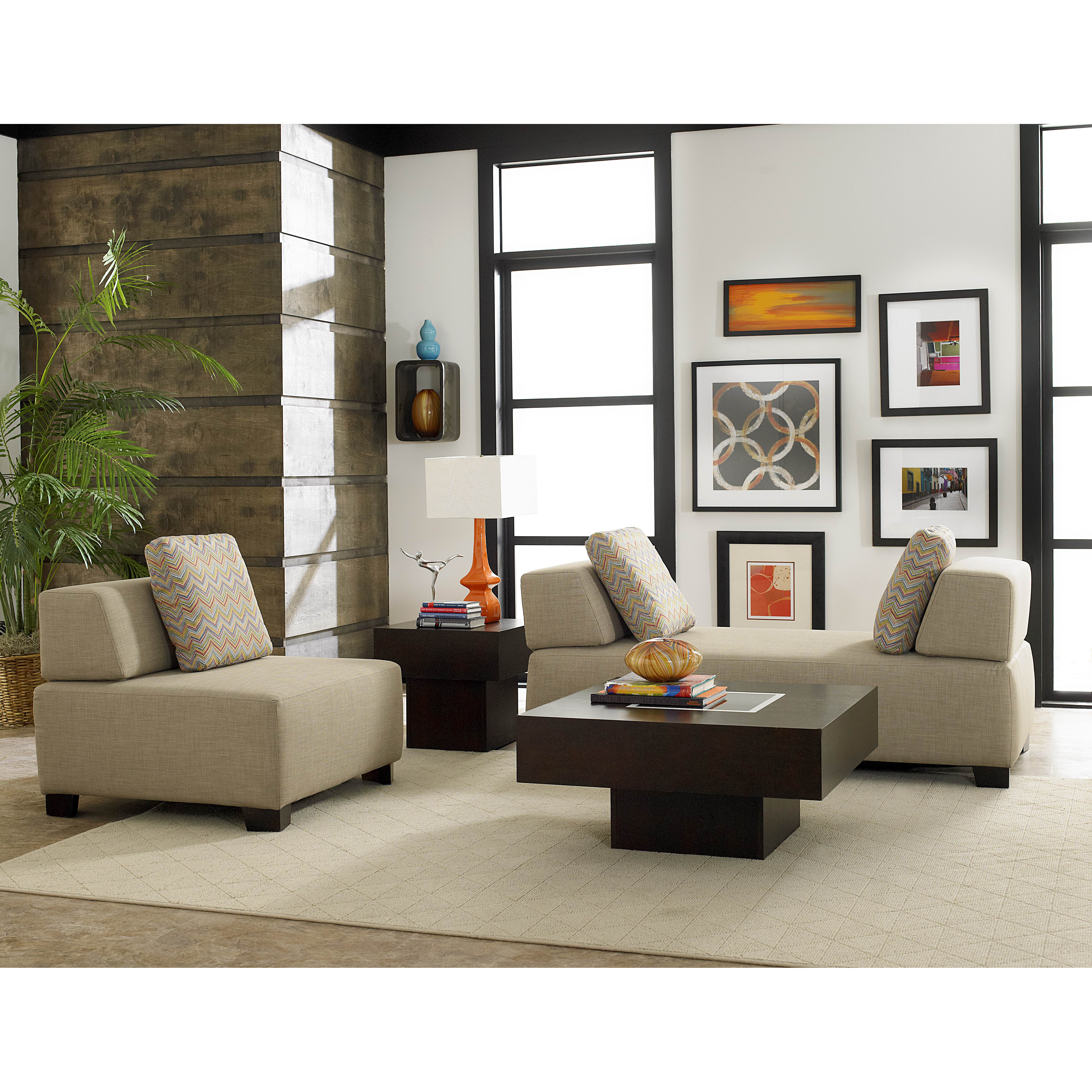 Unique Woodhaven Living Room Furniture with Simple Decor