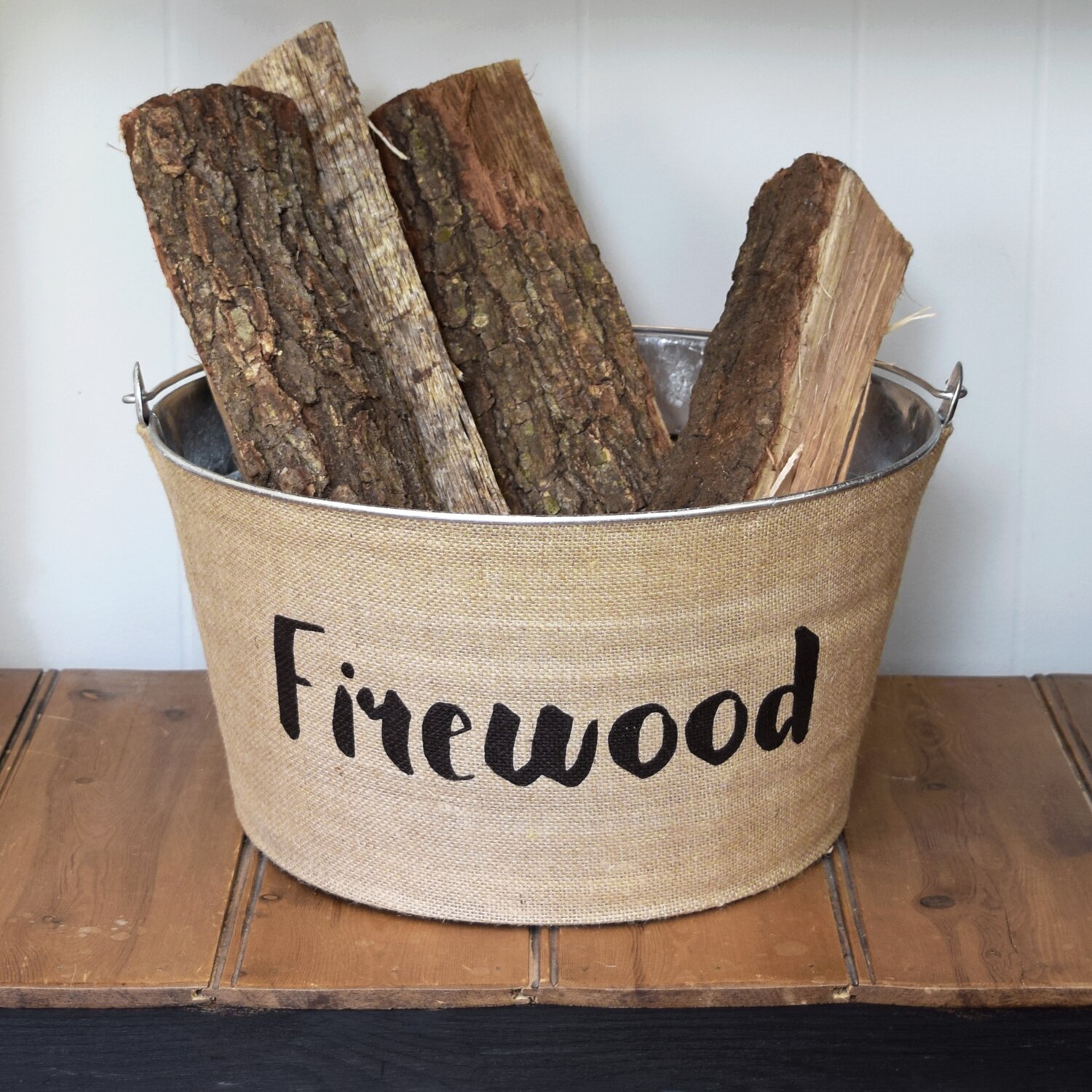 asouthernbucket Firewood Decorative Metal Bucket Wayfair