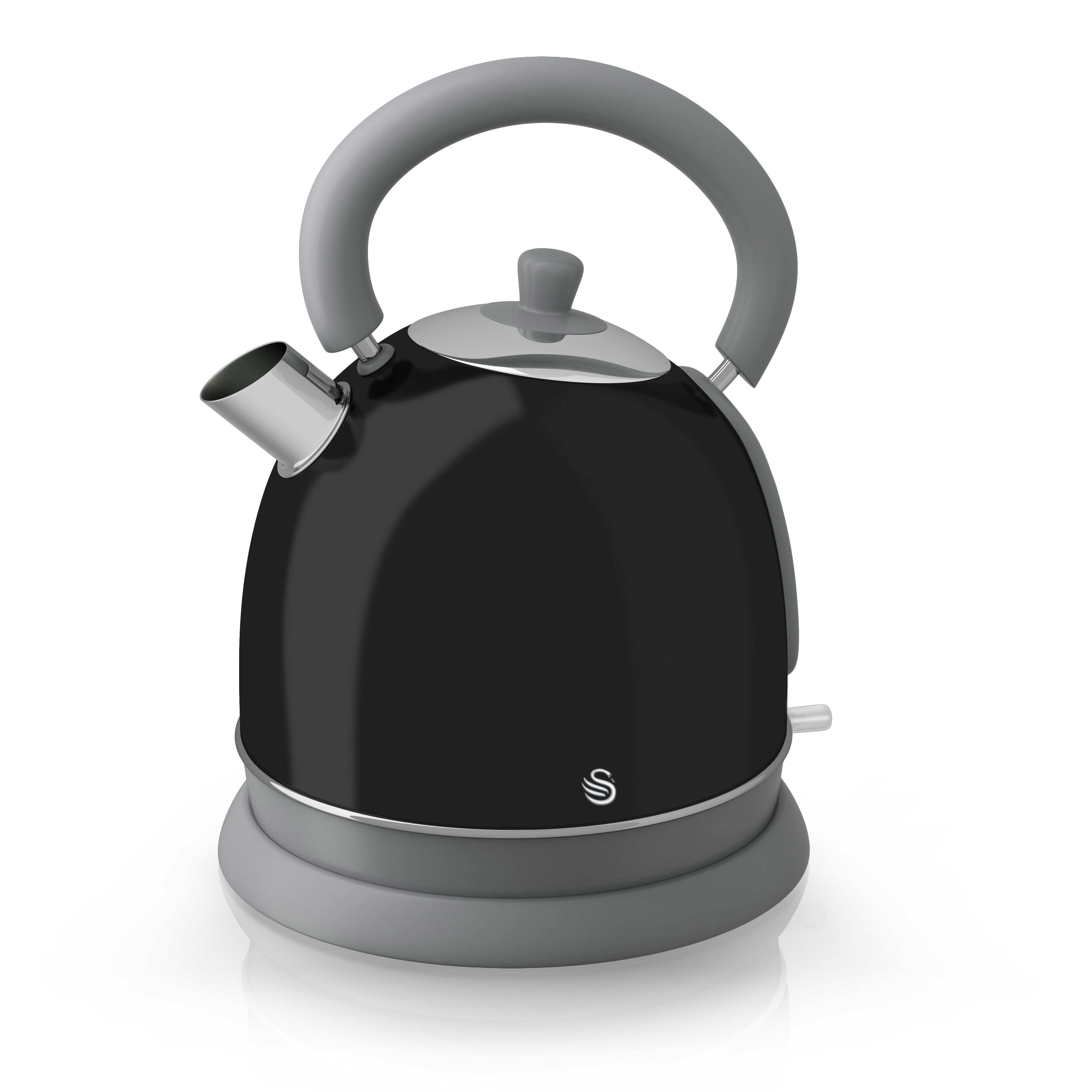 Swan Retro 1.8L Stainless Steel Kettle and 2 Slice Toaster Set Wayfair UK