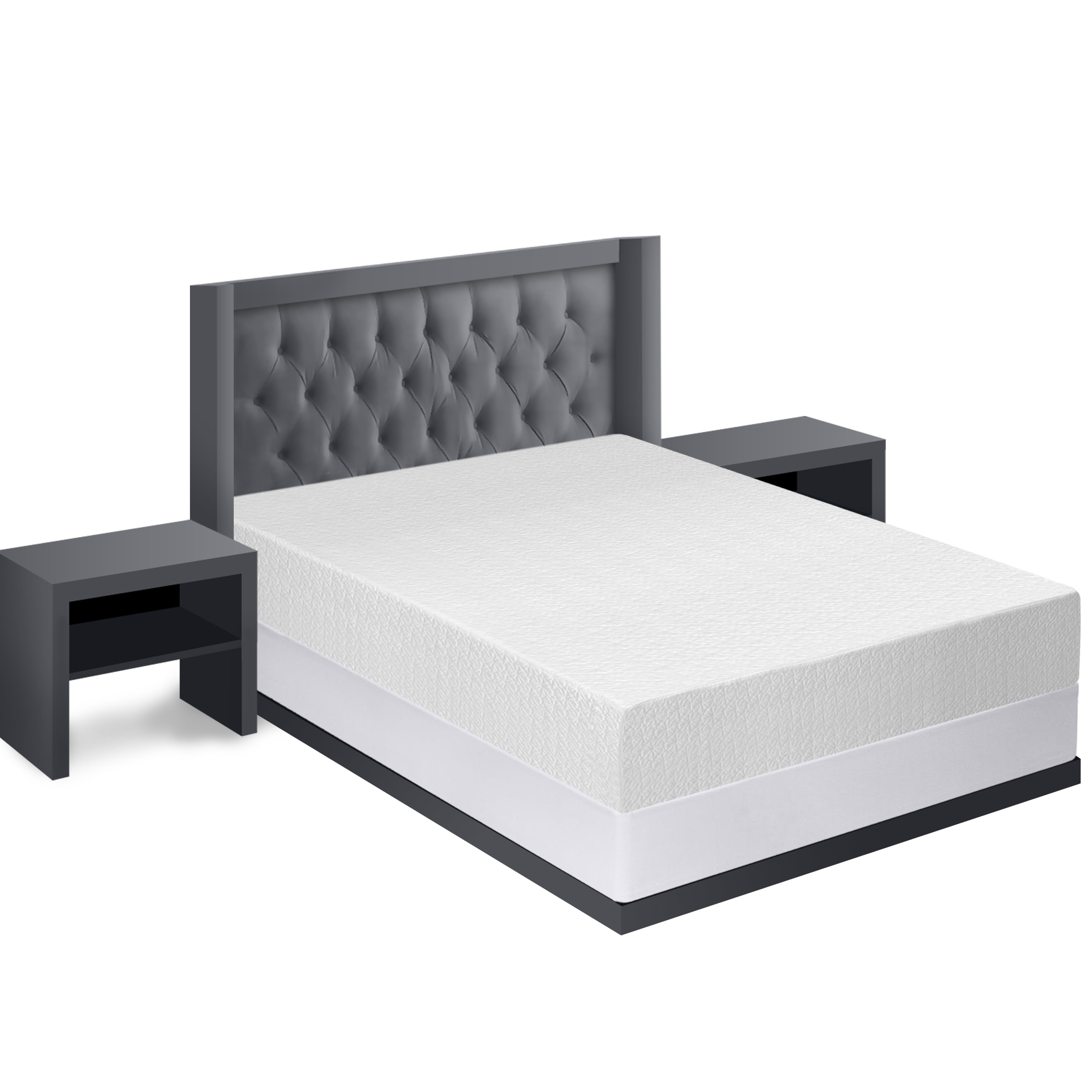 Best Price Quality Best Price Quality 17.5" Memory Foam Mattress and Bi