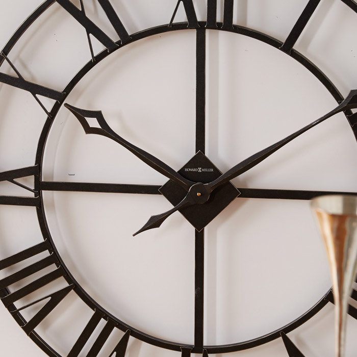 Howard Miller Gallery Oversized 32" Lacy Quartz Wall Clock & Reviews