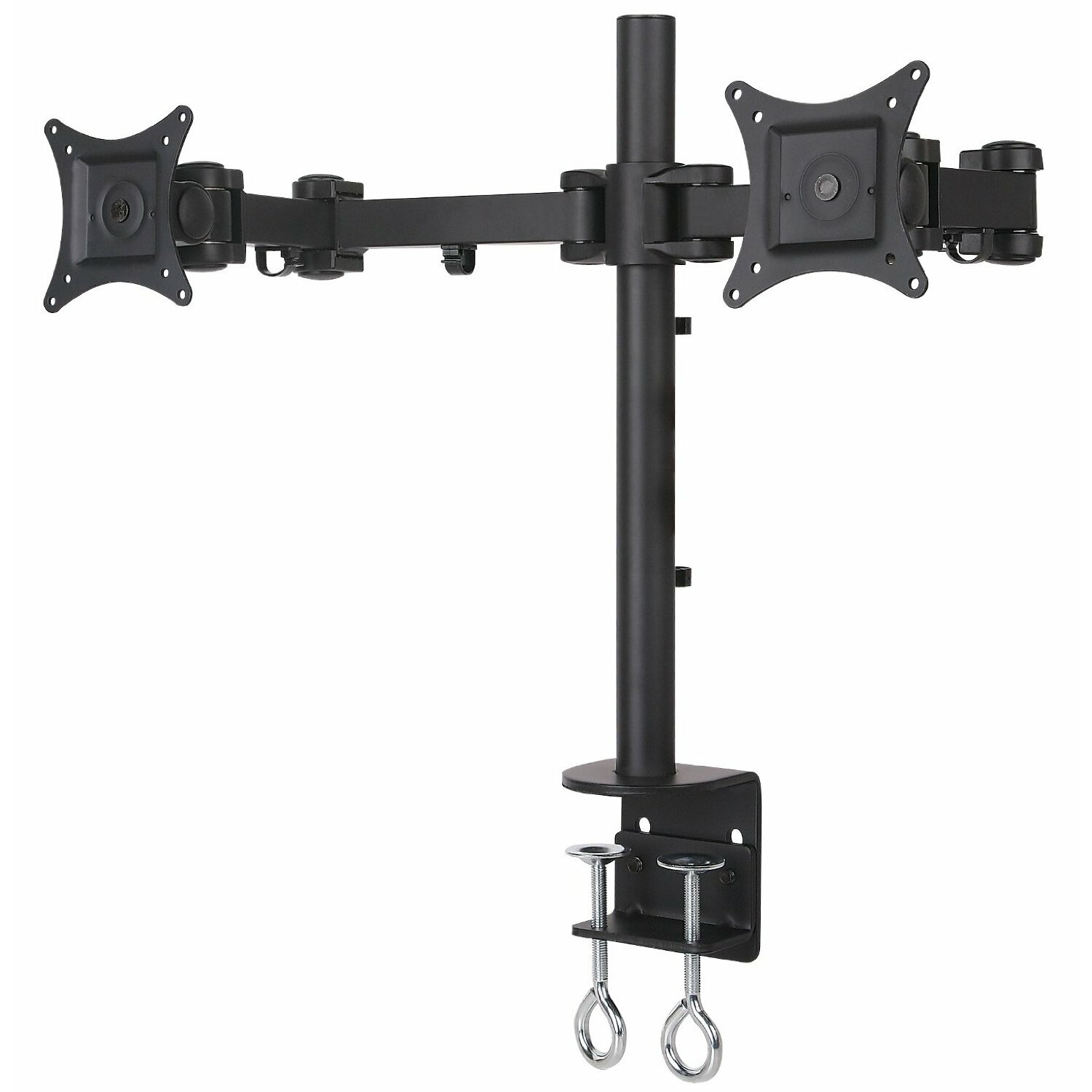 Mount it Dual Arm Articulating Computer Monitor Height ...