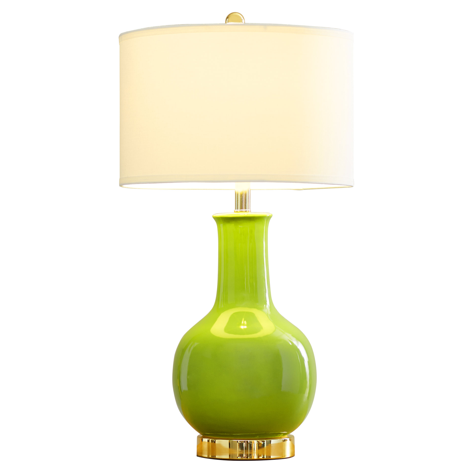 Brayden Studio Montag 27.5" H Table Lamp with Drum Shade & Reviews