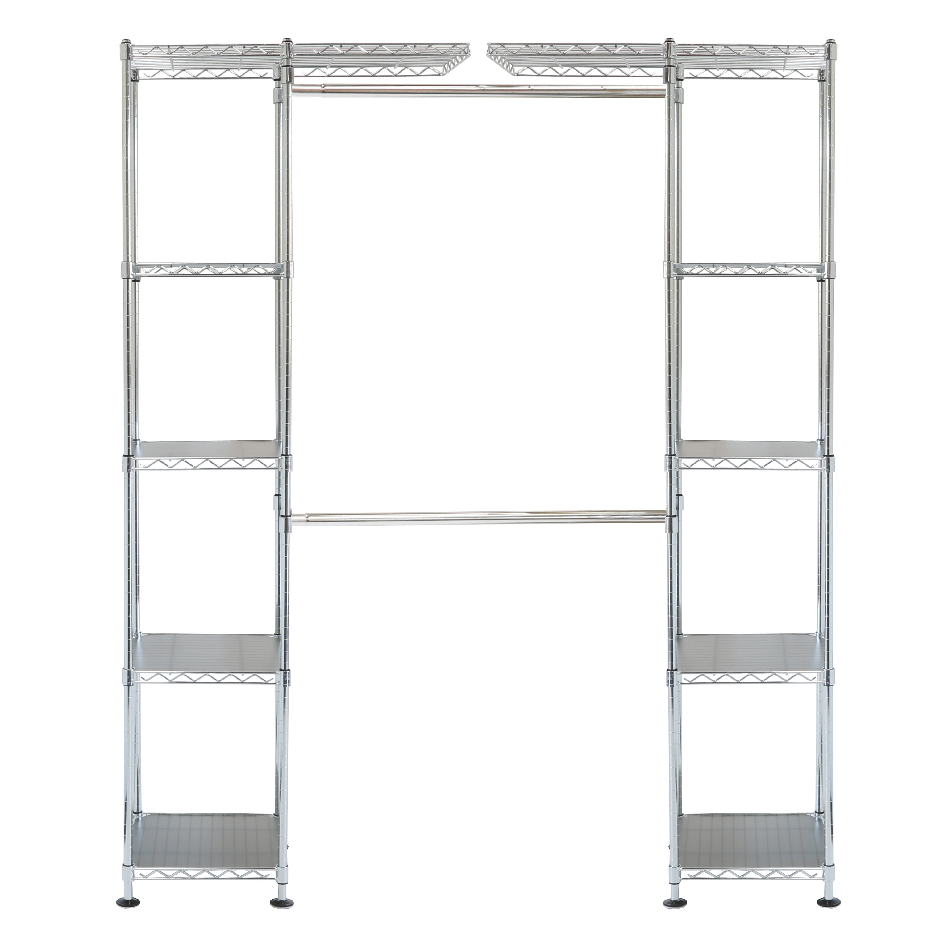 Wayfair Basics Wayfair Basics 58"W 83"W Closet System with Fabric