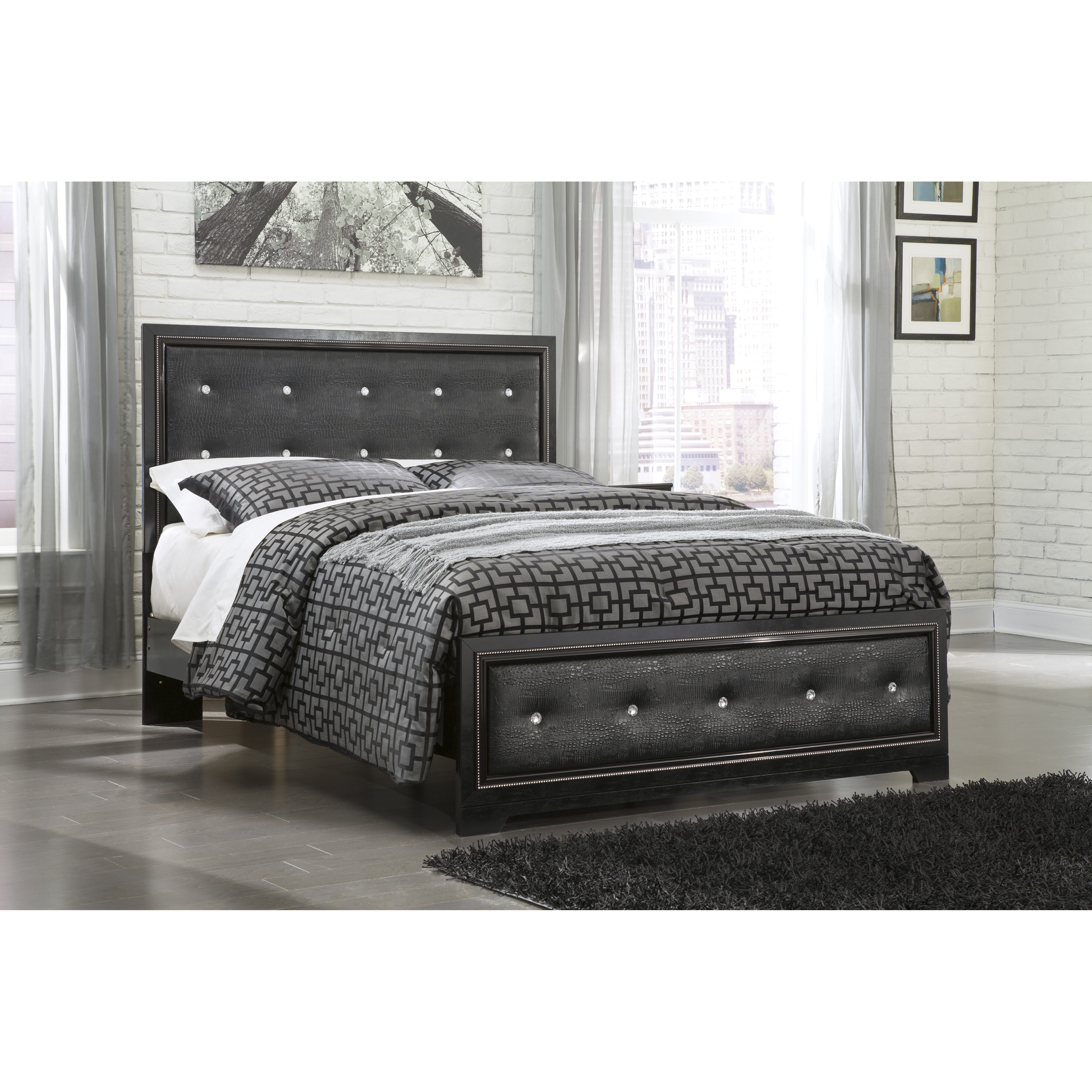 Signature Design by Ashley Alamadyre Upholstered Panel Bed ...