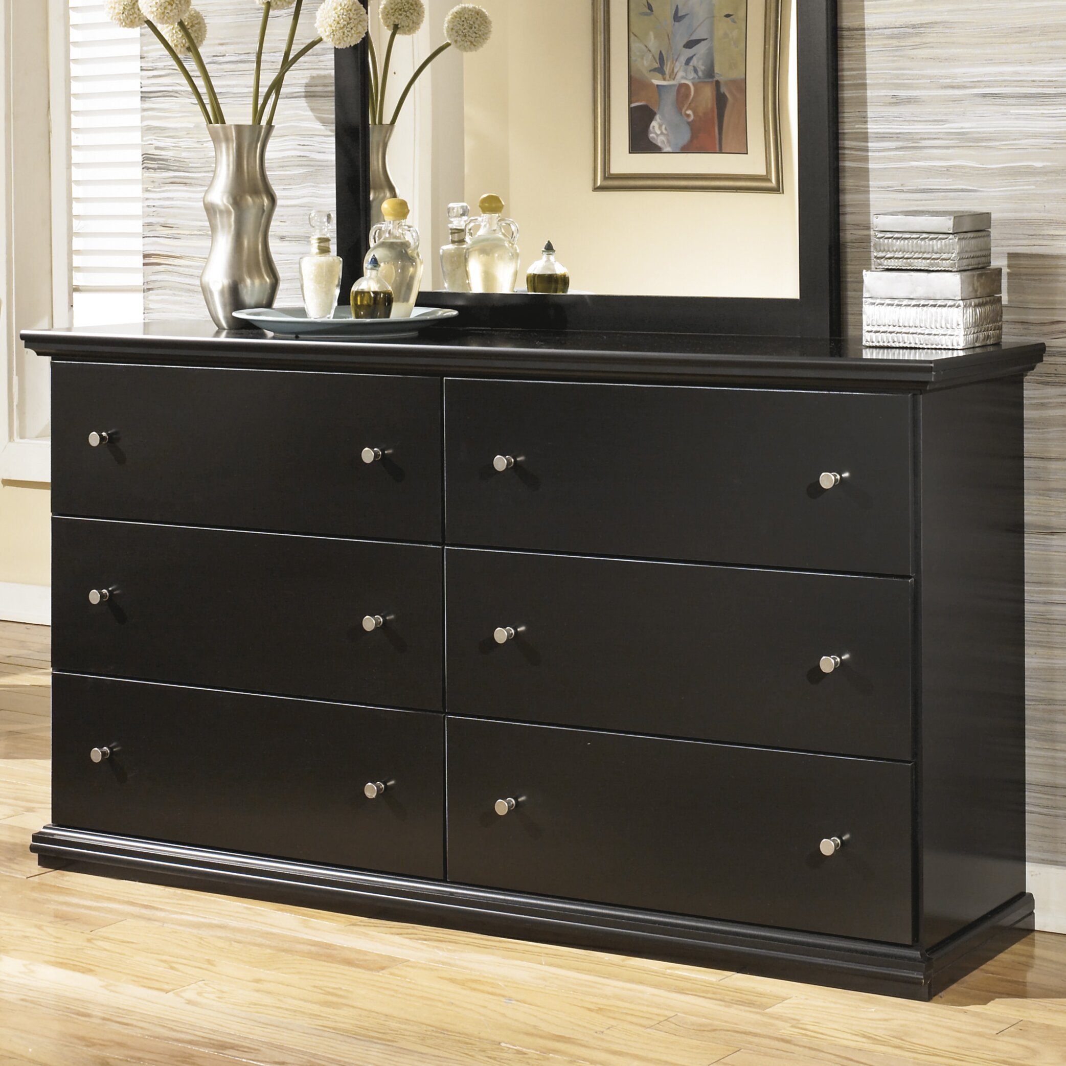 Signature Design By Ashley Maribel 6 Drawer Dresser & Reviews | Wayfair