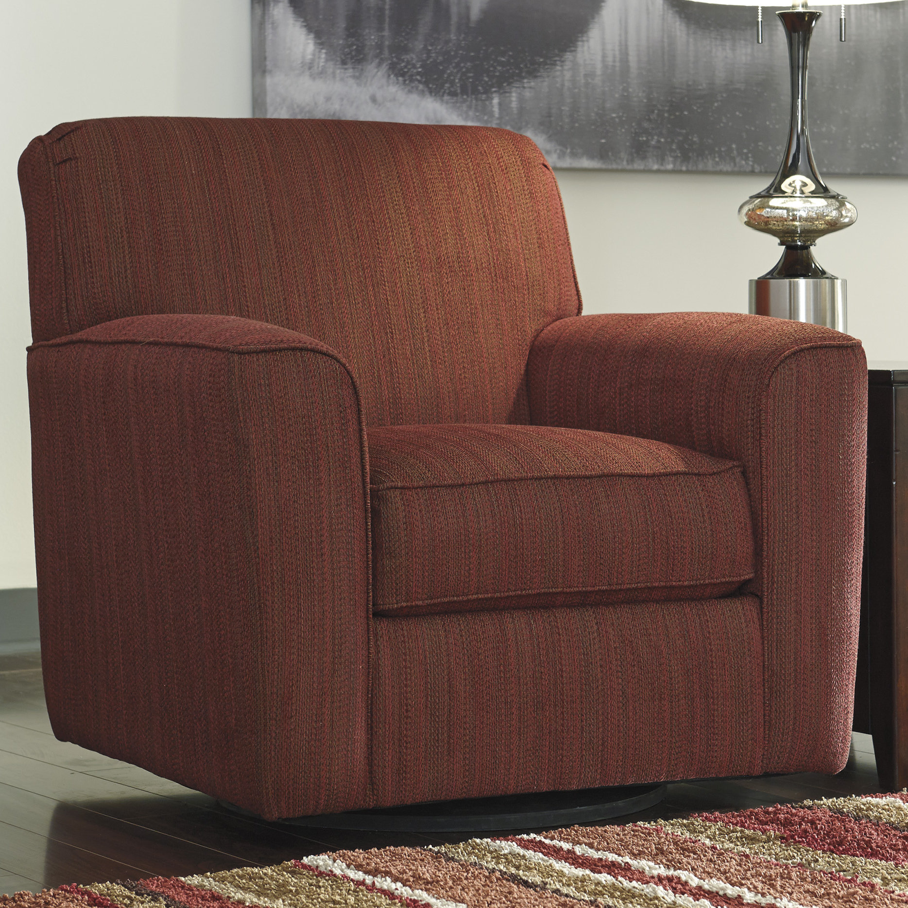 Signature Design by Ashley Swivel Arm Chair & Reviews | Wayfair