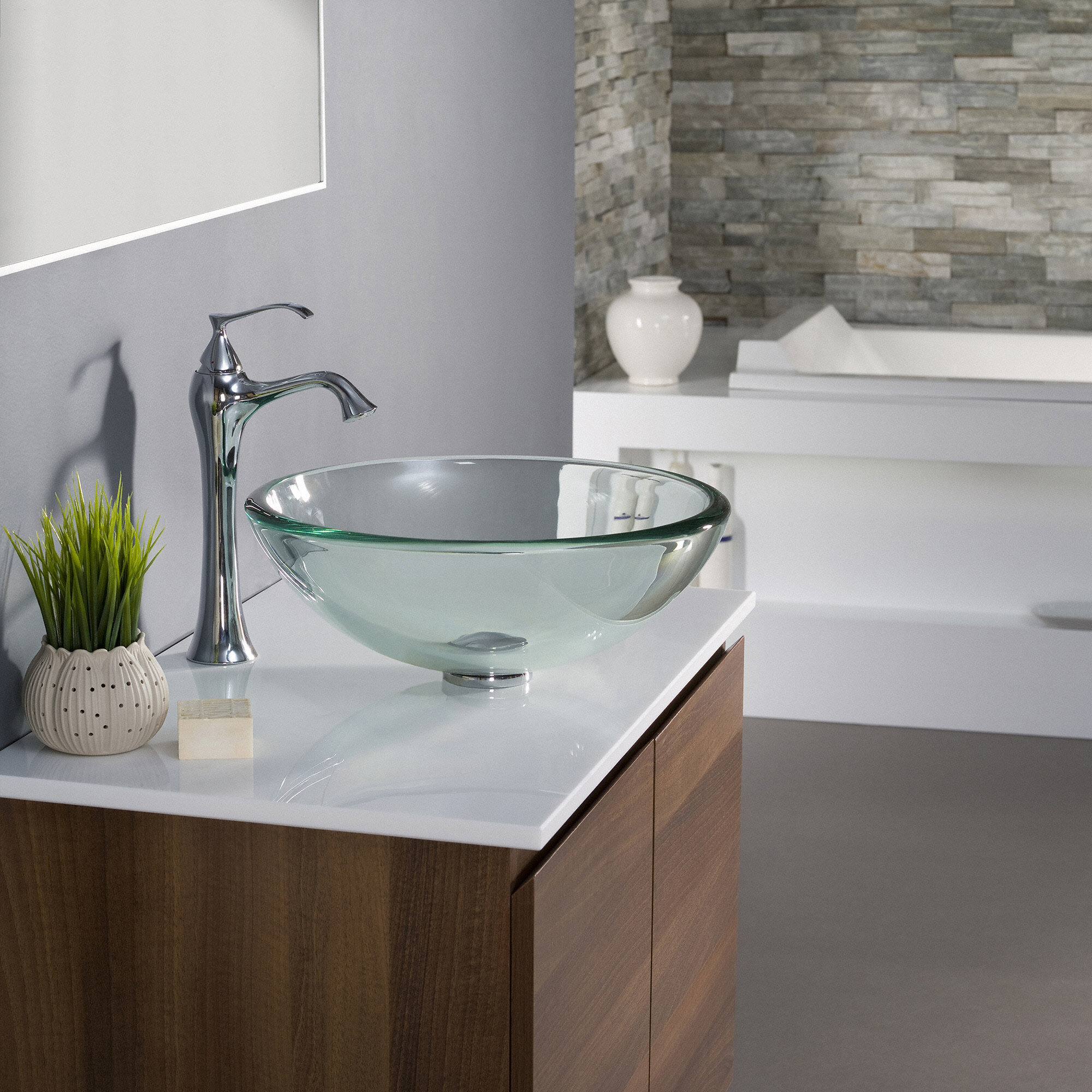 Kraus Ventus Single Hole Bathroom Faucet with Single Handle & Reviews