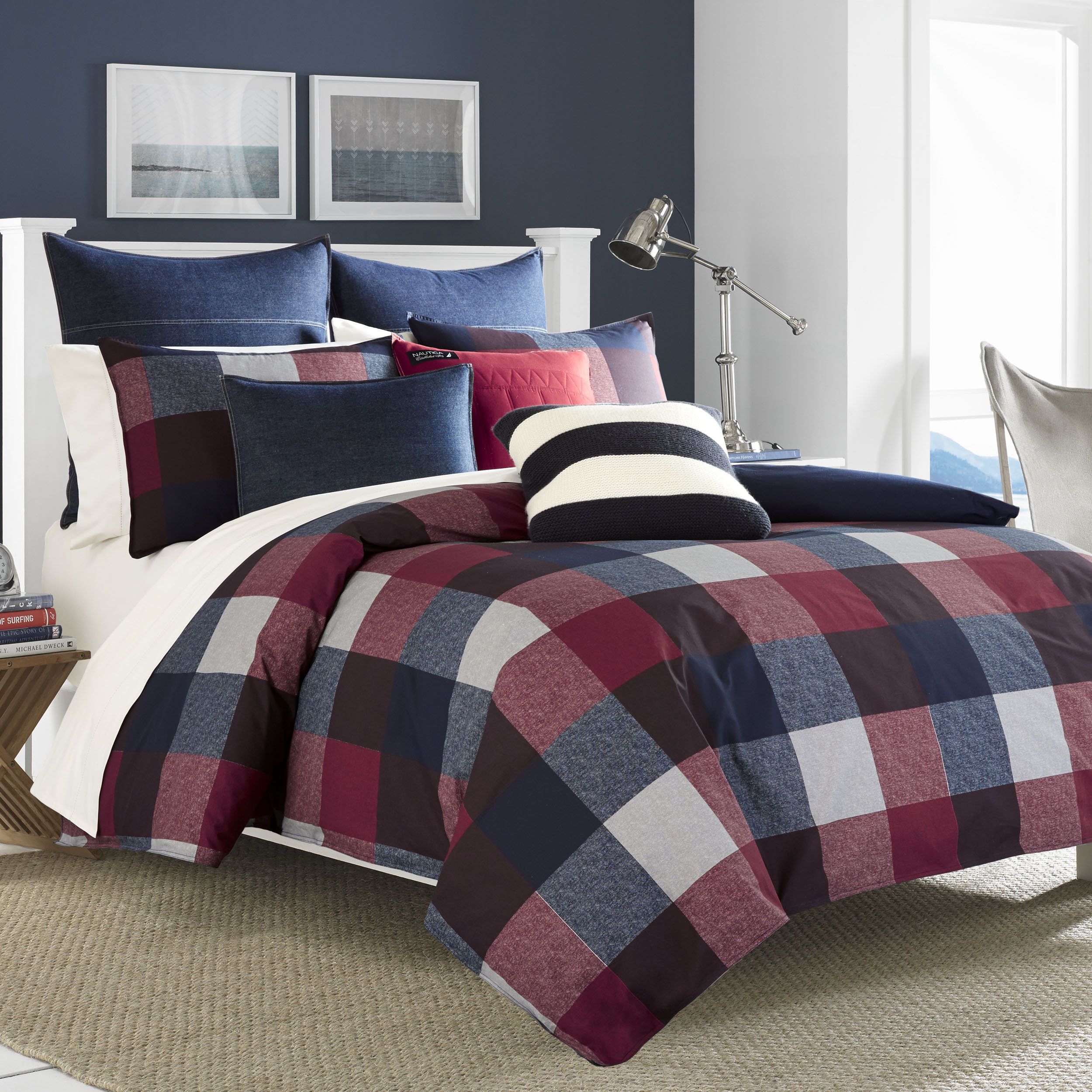 Nautica Reade Reversible Duvet Cover Set & Reviews Wayfair