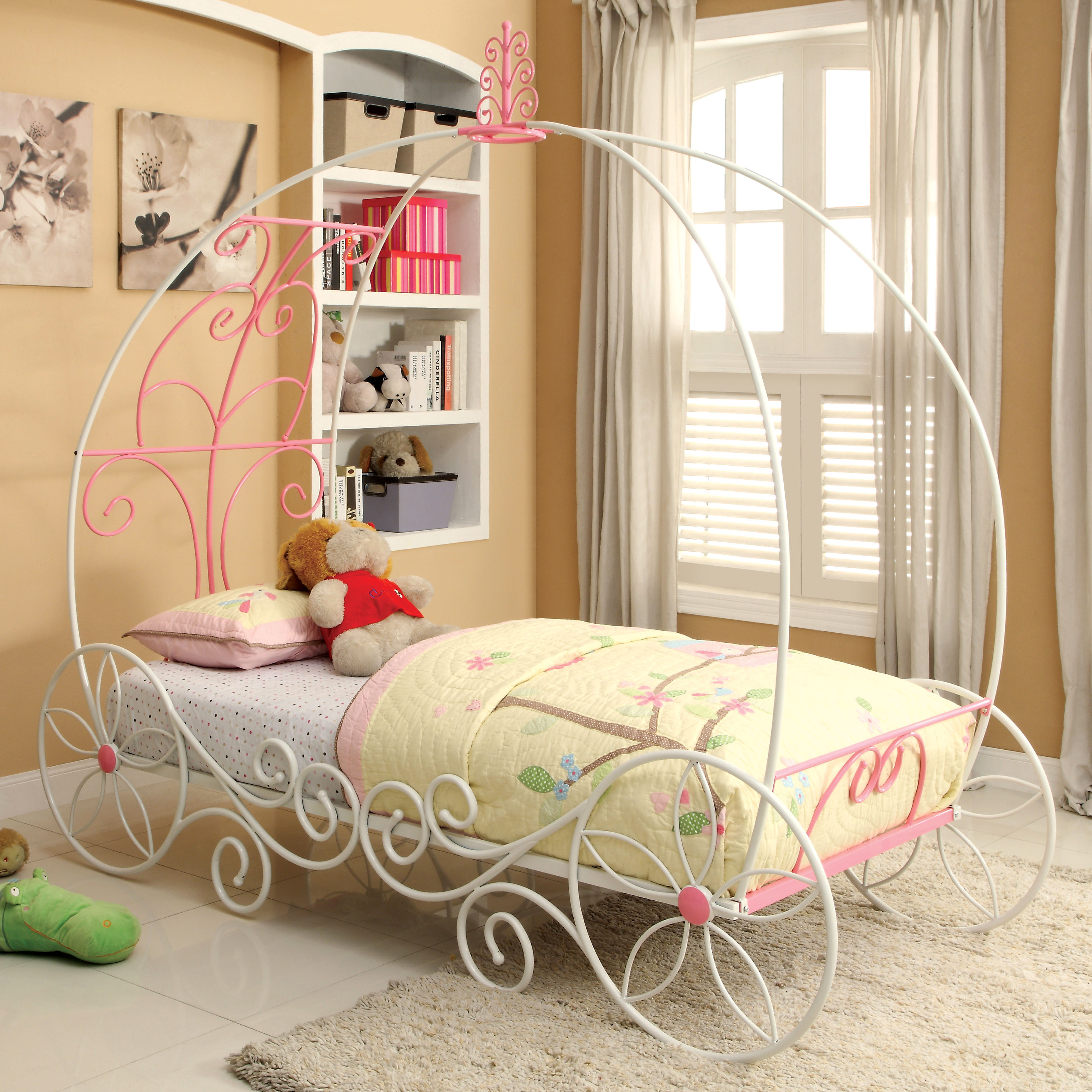 Hokku Designs Fairy Tale Twin Canopy Bed & Reviews | Wayfair