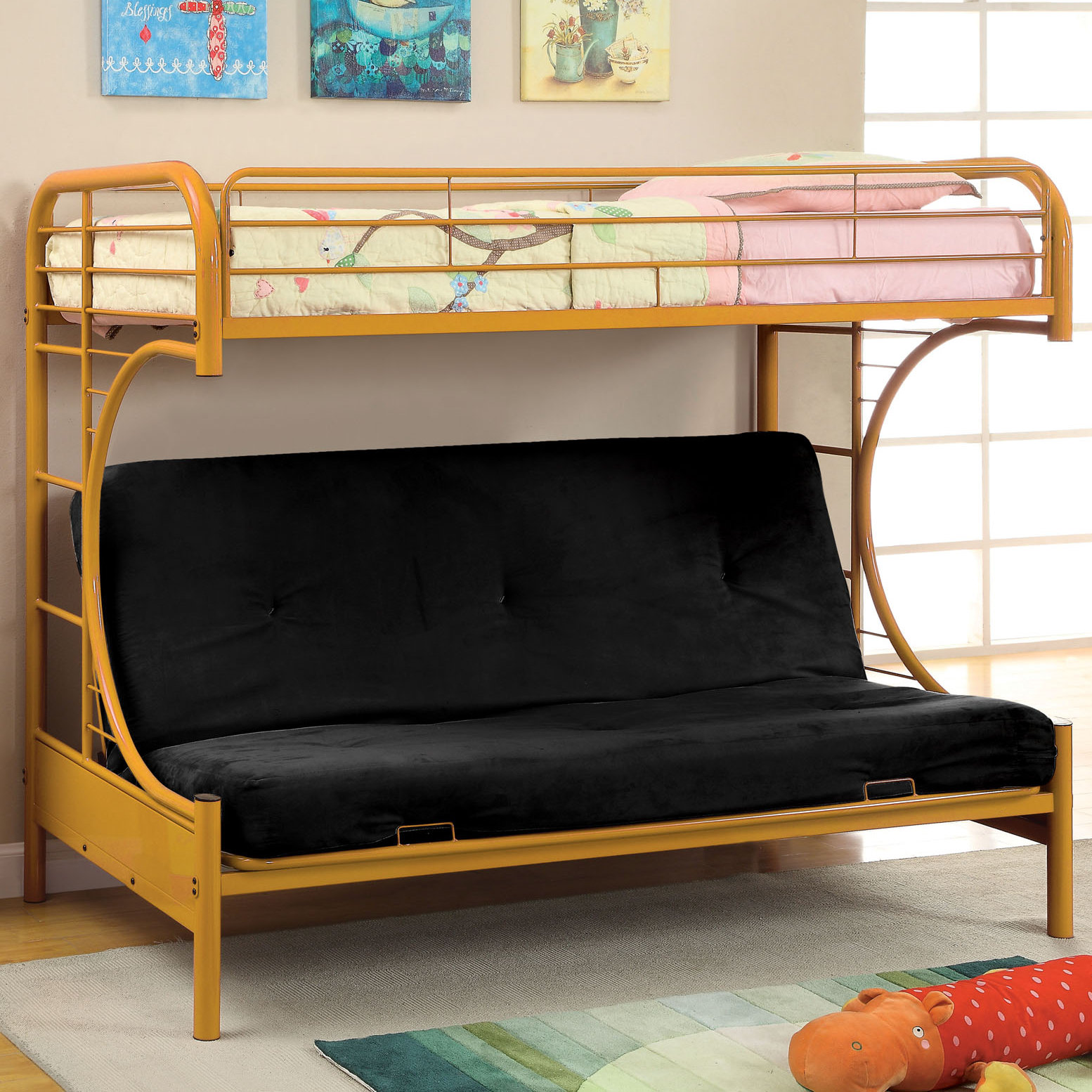 Hokku Designs Prism Twin Futon Bunk Bed & Reviews Wayfair