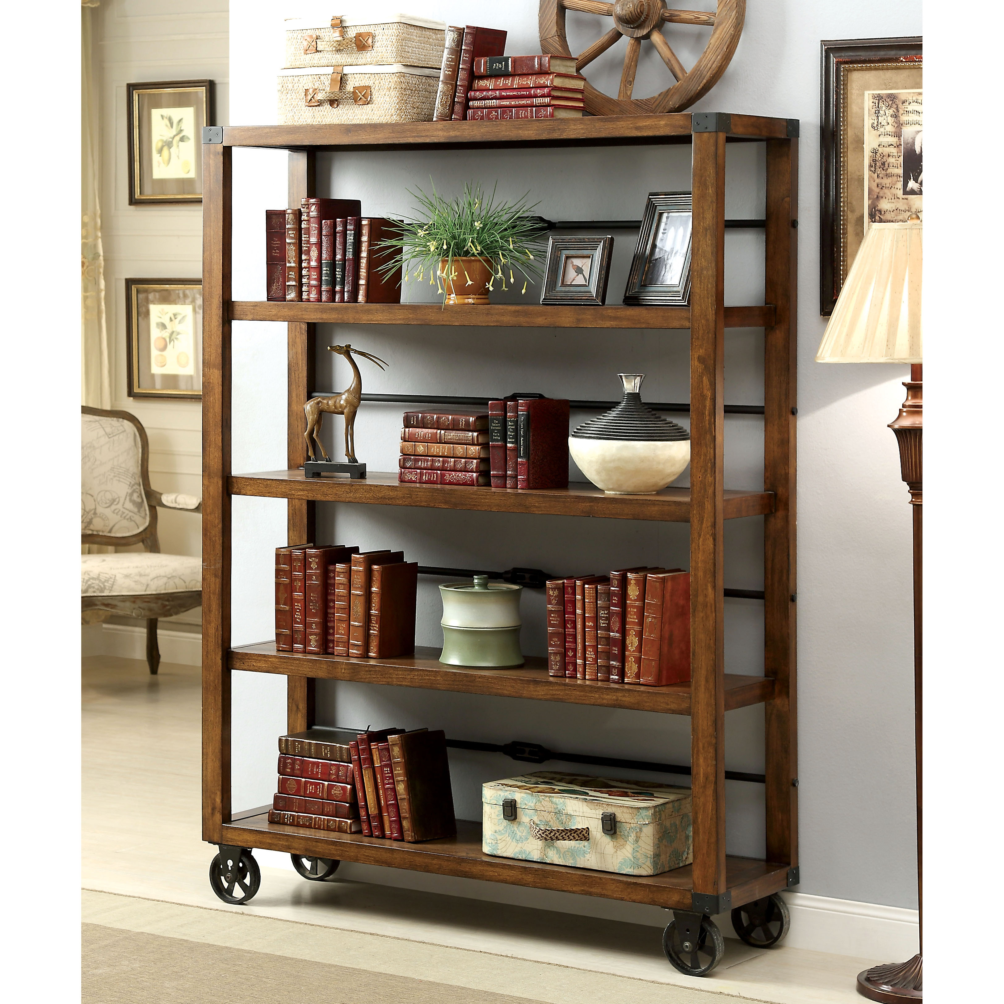 Hokku Designs 72" Etagere Bookcase & Reviews Wayfair