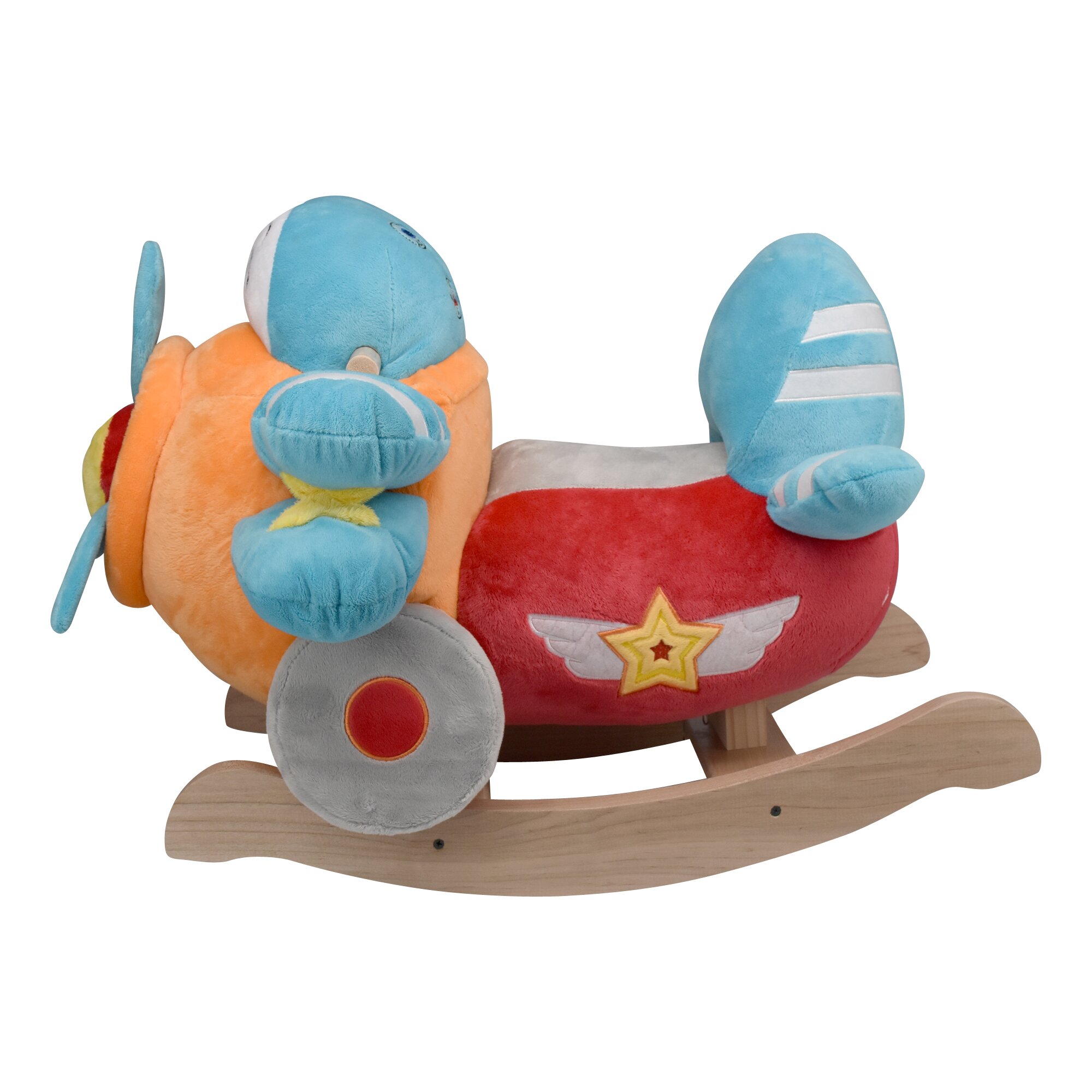 Rockabye Bi Plane Airplane Rocker & Reviews 