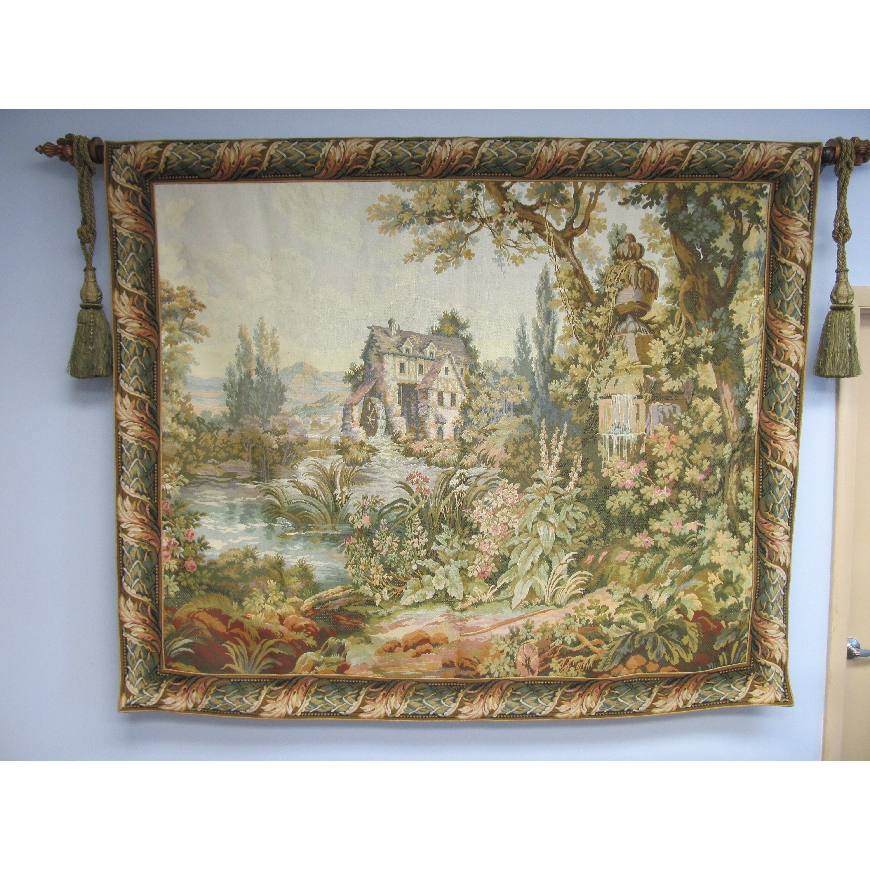 Eastern Rugs Belgian Landscape Wall Tapestry | Wayfair