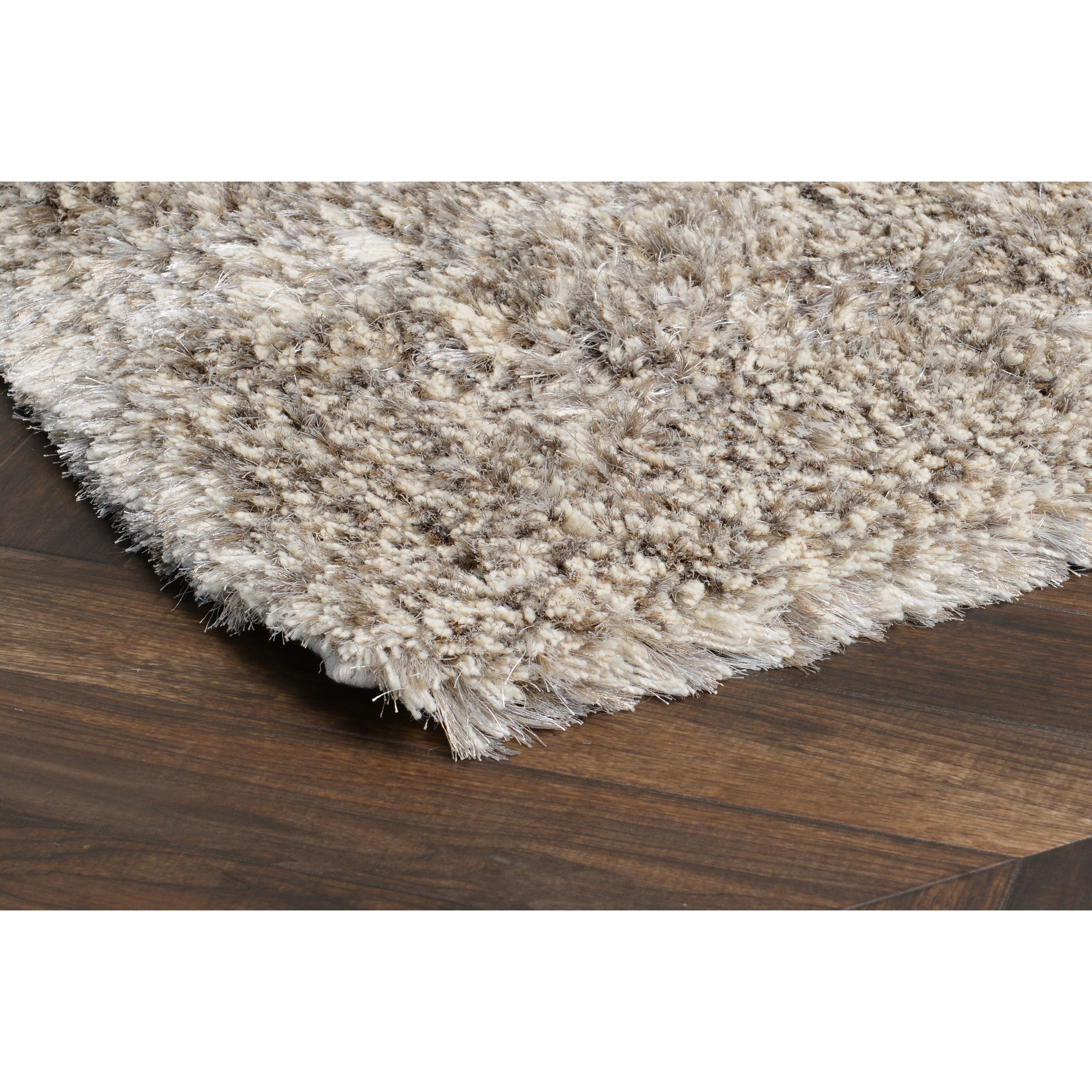 Kosas Home Elegante Light Grey Shag Area Rug & Reviews | Wayfair